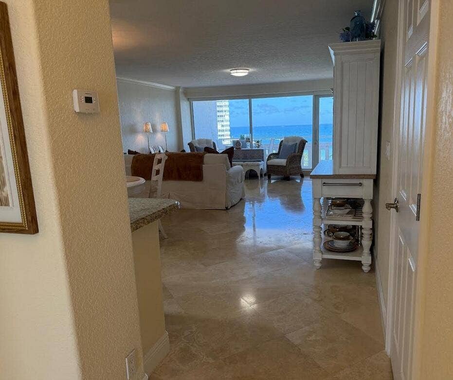 2000 S Ocean Drive, #804, Fort Lauderdale, FL 33316 View of ocean from front entrance.