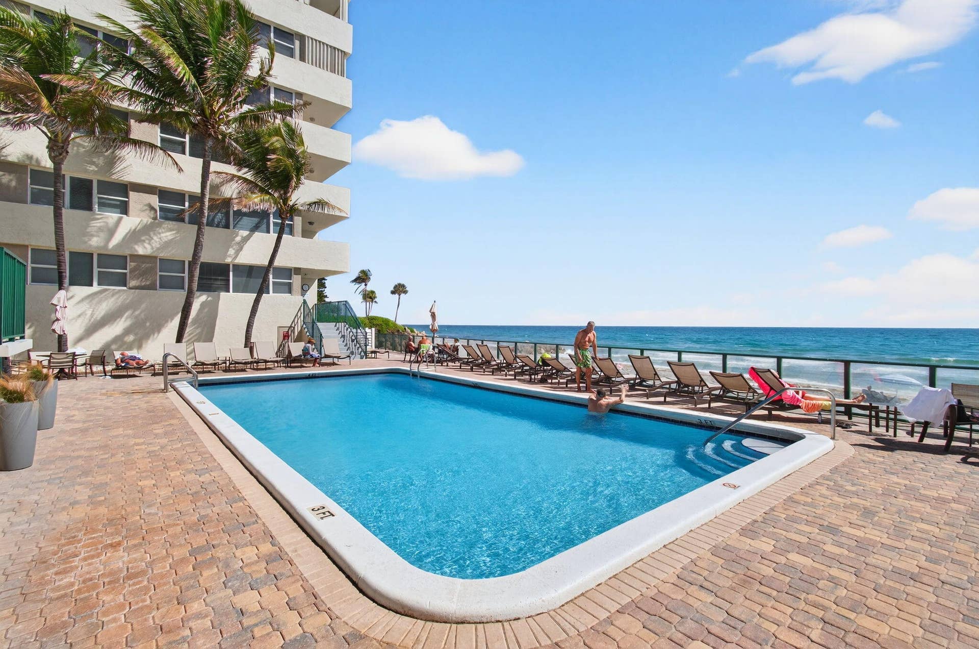 1239 Hillsboro Mile, #403, Hillsboro Beach, FL 33062 Oceanside Pool