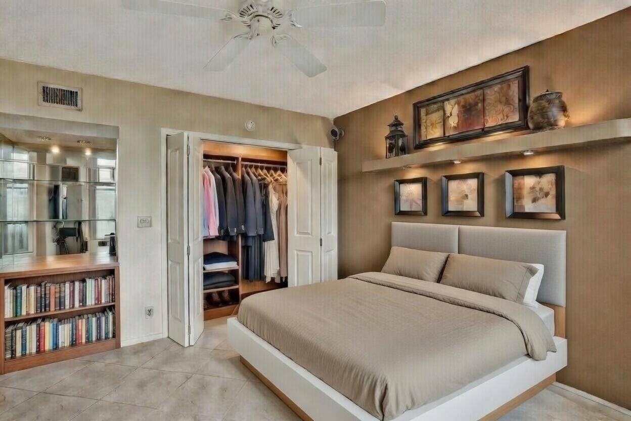 806 Cypress Boulevard, #104, Pompano Beach, FL 33069 3rd room virtually staged as bedroom