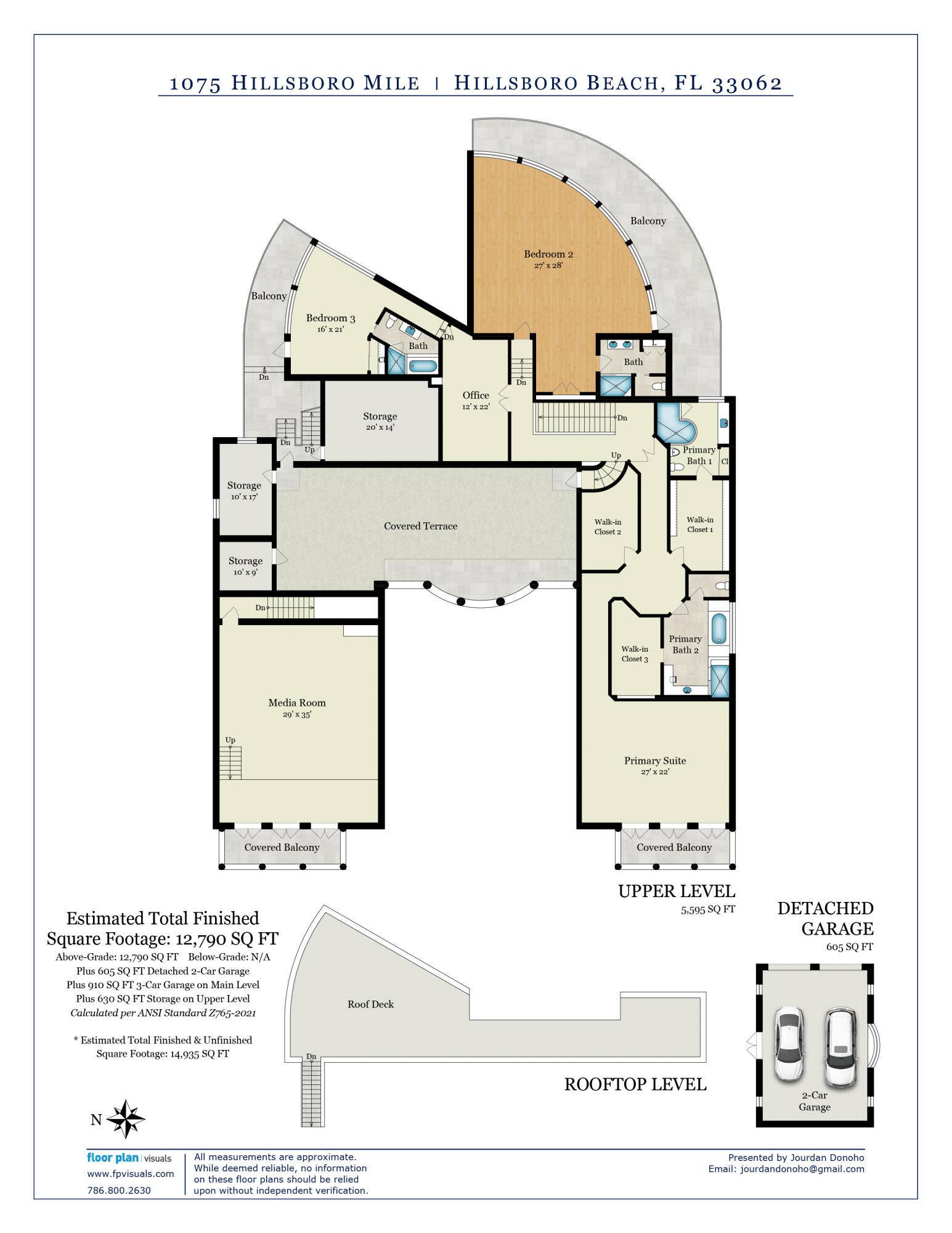 1075 Hillsboro Mile, Hillsboro Beach, FL 33062 Upstairs