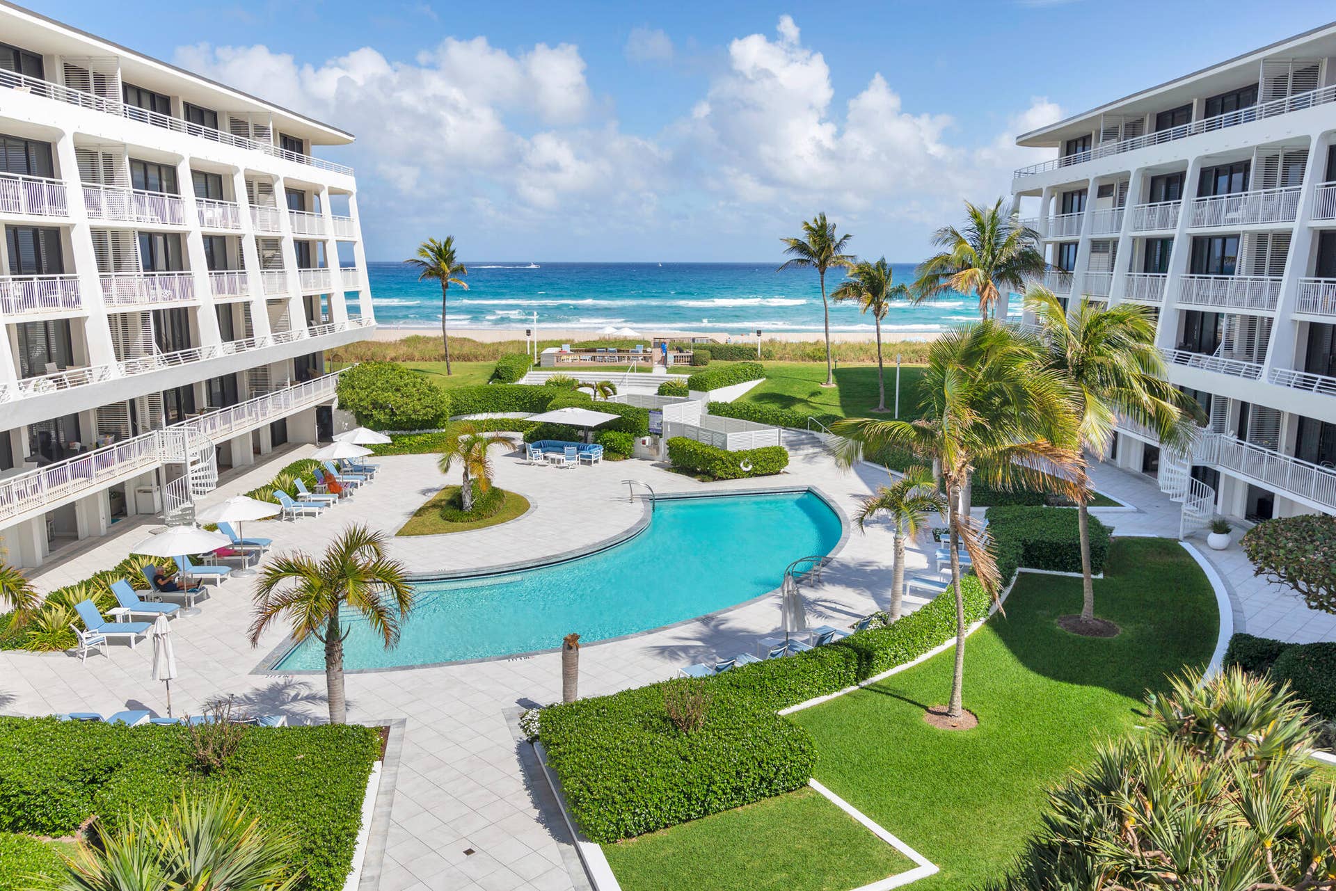 Heated saltwater pool