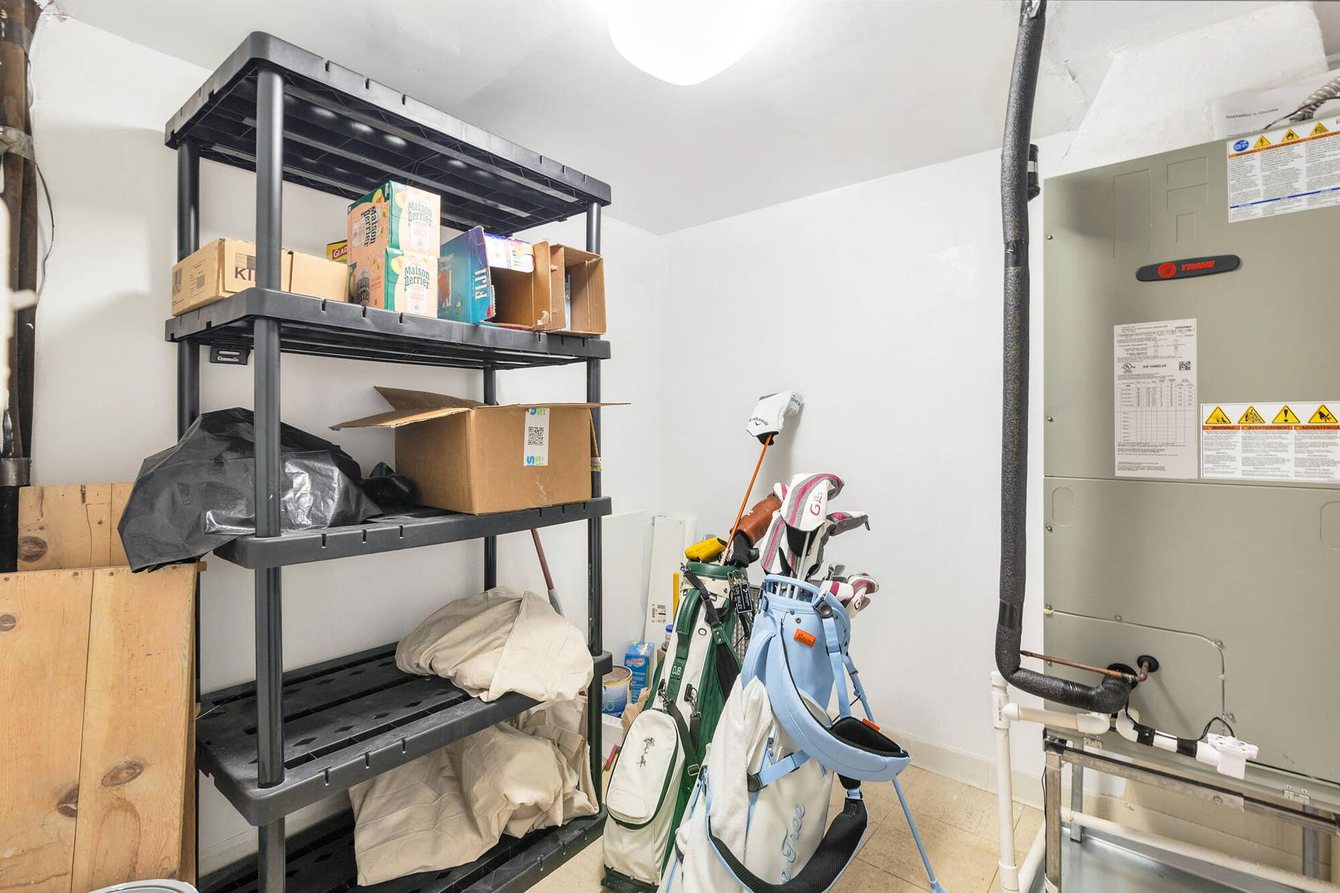 Storage on floor