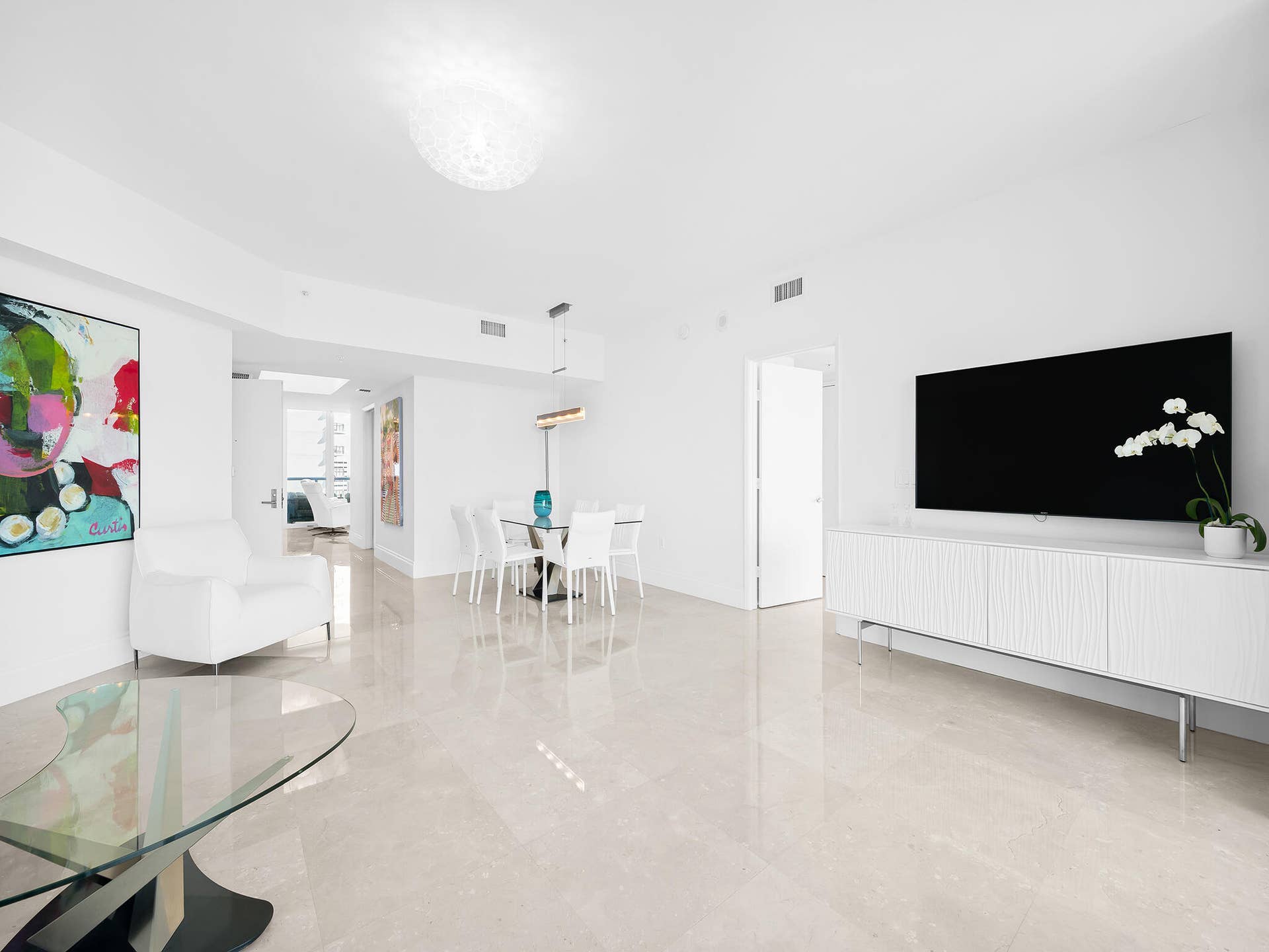 333 Las Olas Way, #2103, Fort Lauderdale, Fort Lauderdale, FL 33301 Secondary Living Room
