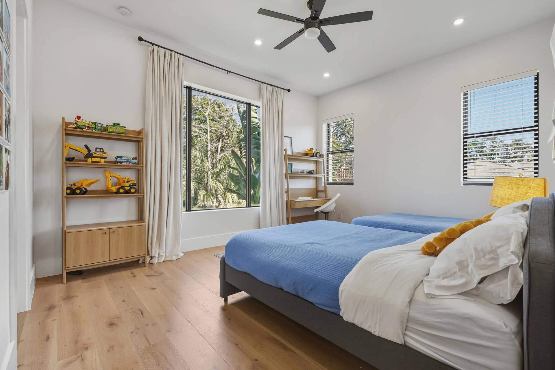 Expansive second owner's suite (current use: kids room) with ensuite bathroom & walk in closet with window.