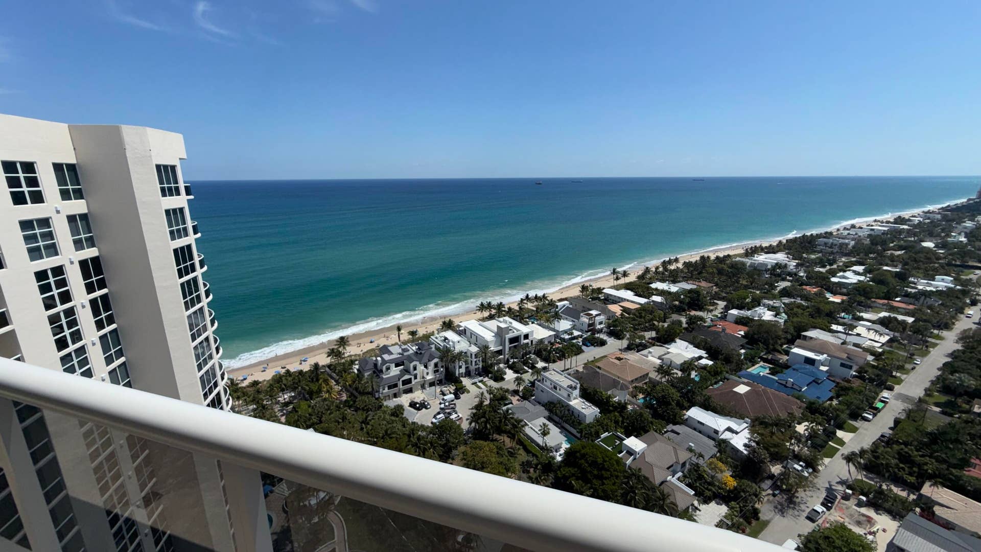 3100 N Ocean Boulevard, #2808, Fort Lauderdale, Fort Lauderdale, FL 33308 Ocean view from bedroom.