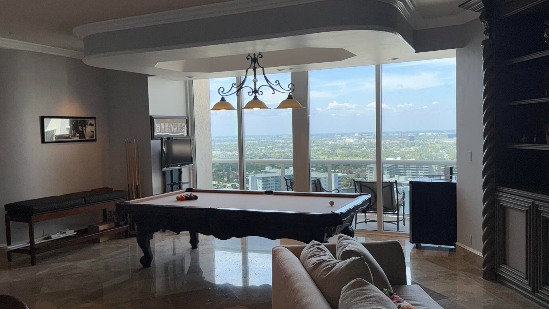 3100 N Ocean Boulevard, #2808, Fort Lauderdale, Fort Lauderdale, FL 33308 Game Room with second kitchen.