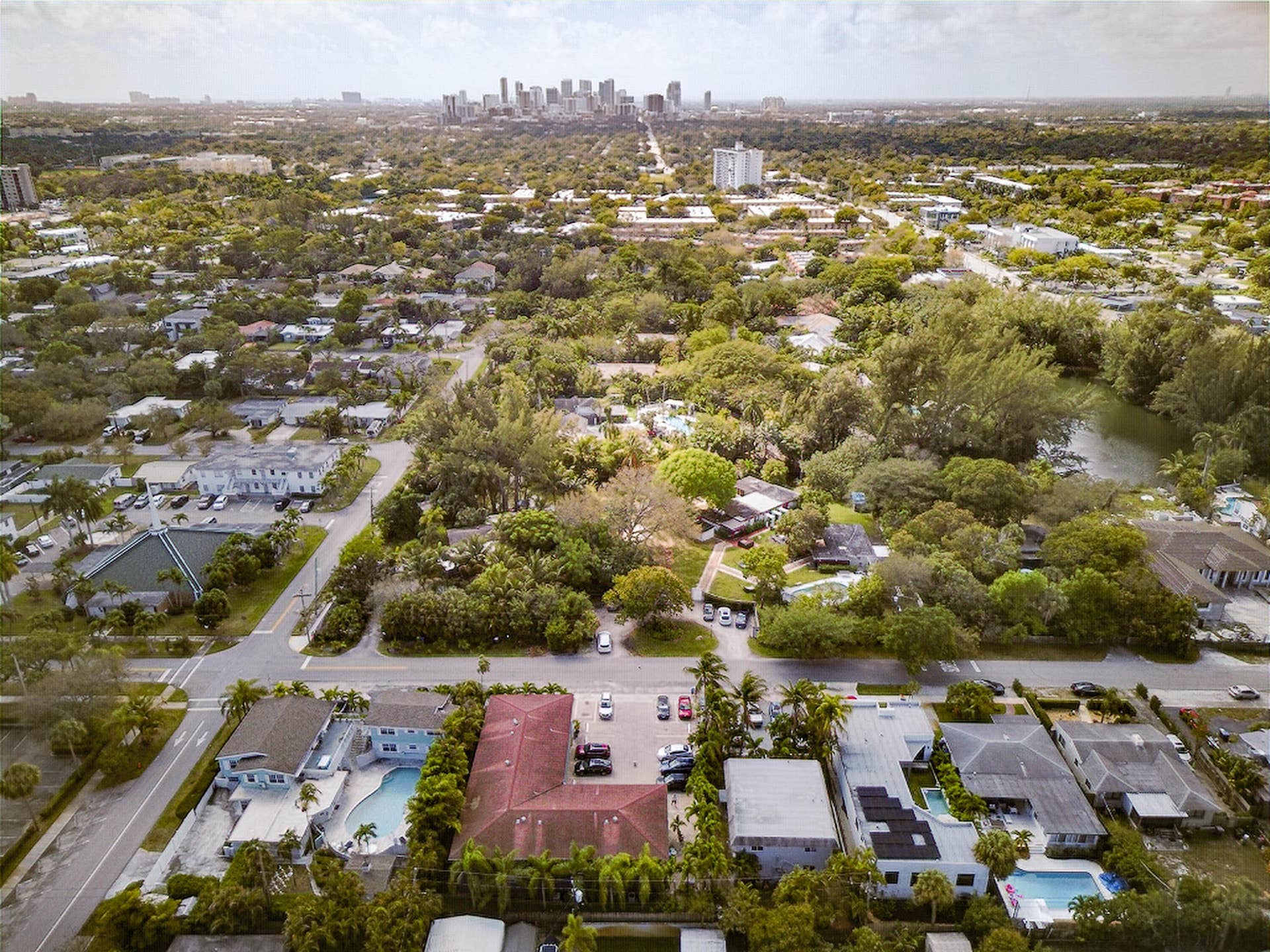 51 NE 24th Street, #4, Wilton Manors, FL 33305 Aerial view