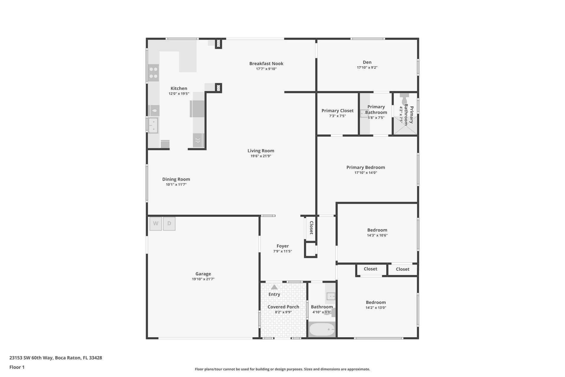 23153 SW 60th Way, Boca Raton, FL 33428 Floor Plan 23153