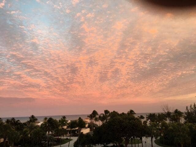 2840 N Ocean Boulevard, #507, Fort Lauderdale, FL 33308 The magnificent sky forever evolving