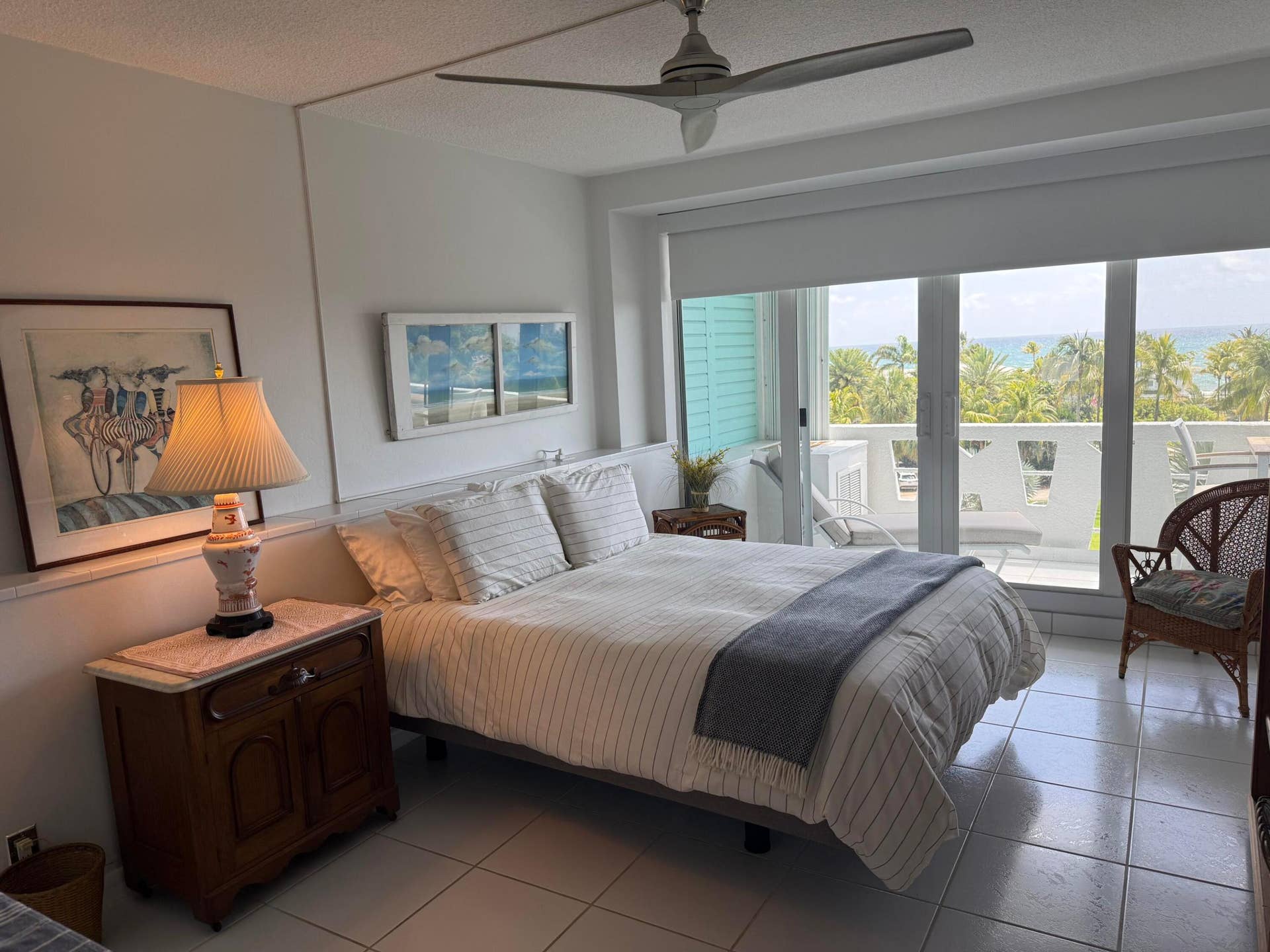 2840 N Ocean Boulevard, #507, Fort Lauderdale, FL 33308 Impact sliding doors in bedroom