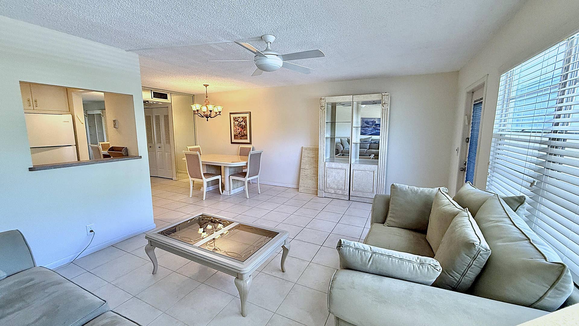 Living Room + Dining Area
