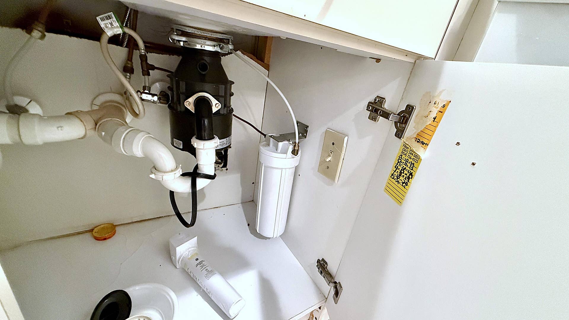 Water Filtration + Garbage Disposal