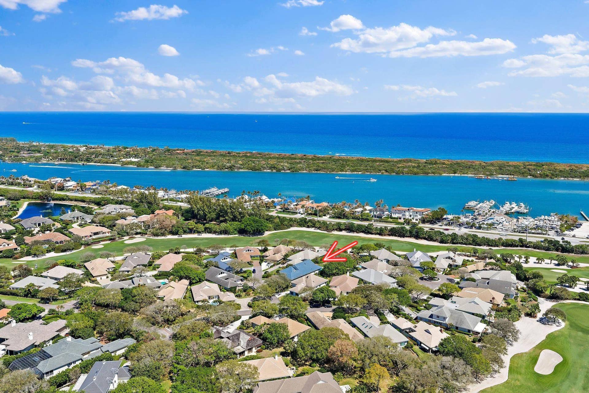 18515 SE Prestwick Lane, Tequesta, FL 33469 Aerial View