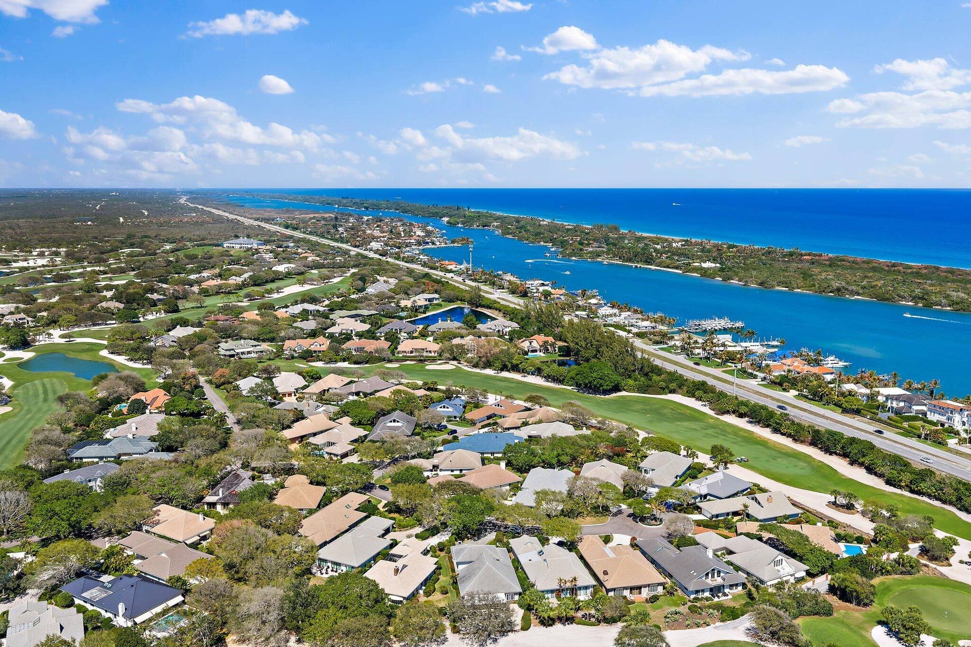 18515 SE Prestwick Lane, Tequesta, FL 33469 Aerial View