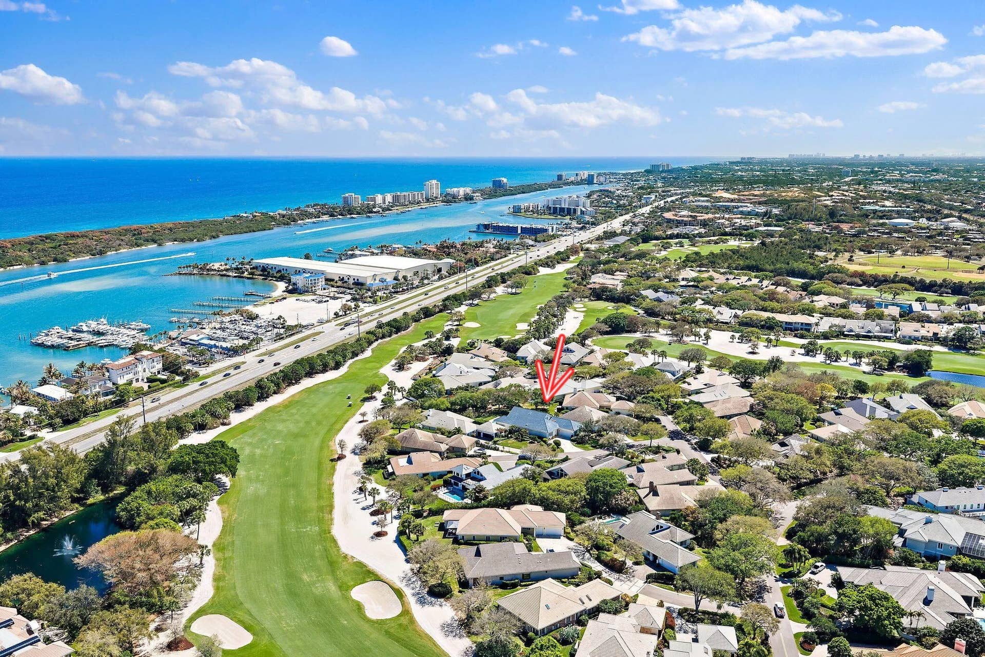 18515 SE Prestwick Lane, Tequesta, FL 33469 Aerial View