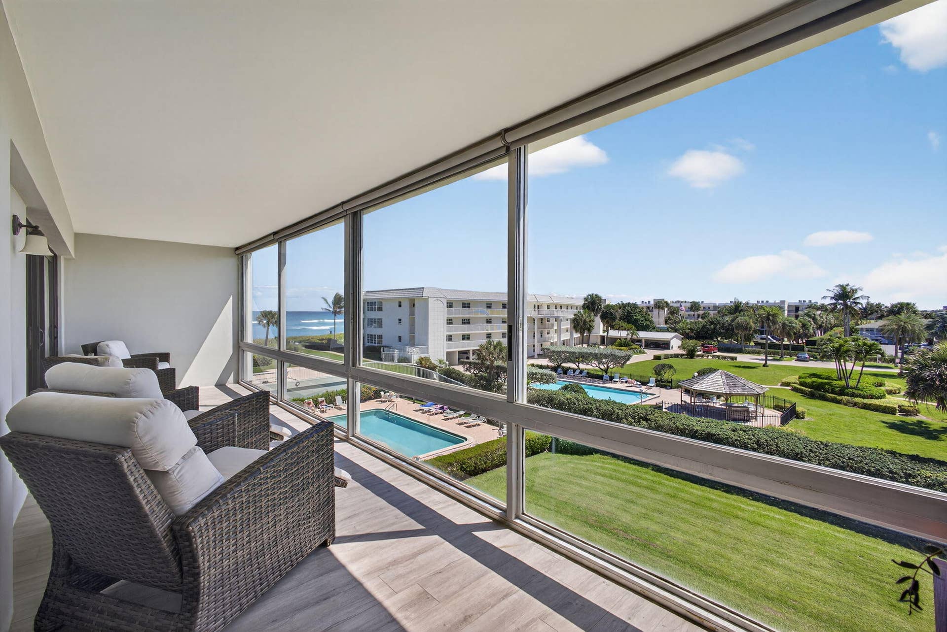 120 Celestial Way, #309, Juno Beach, FL 33408 Ocean View from Balcony