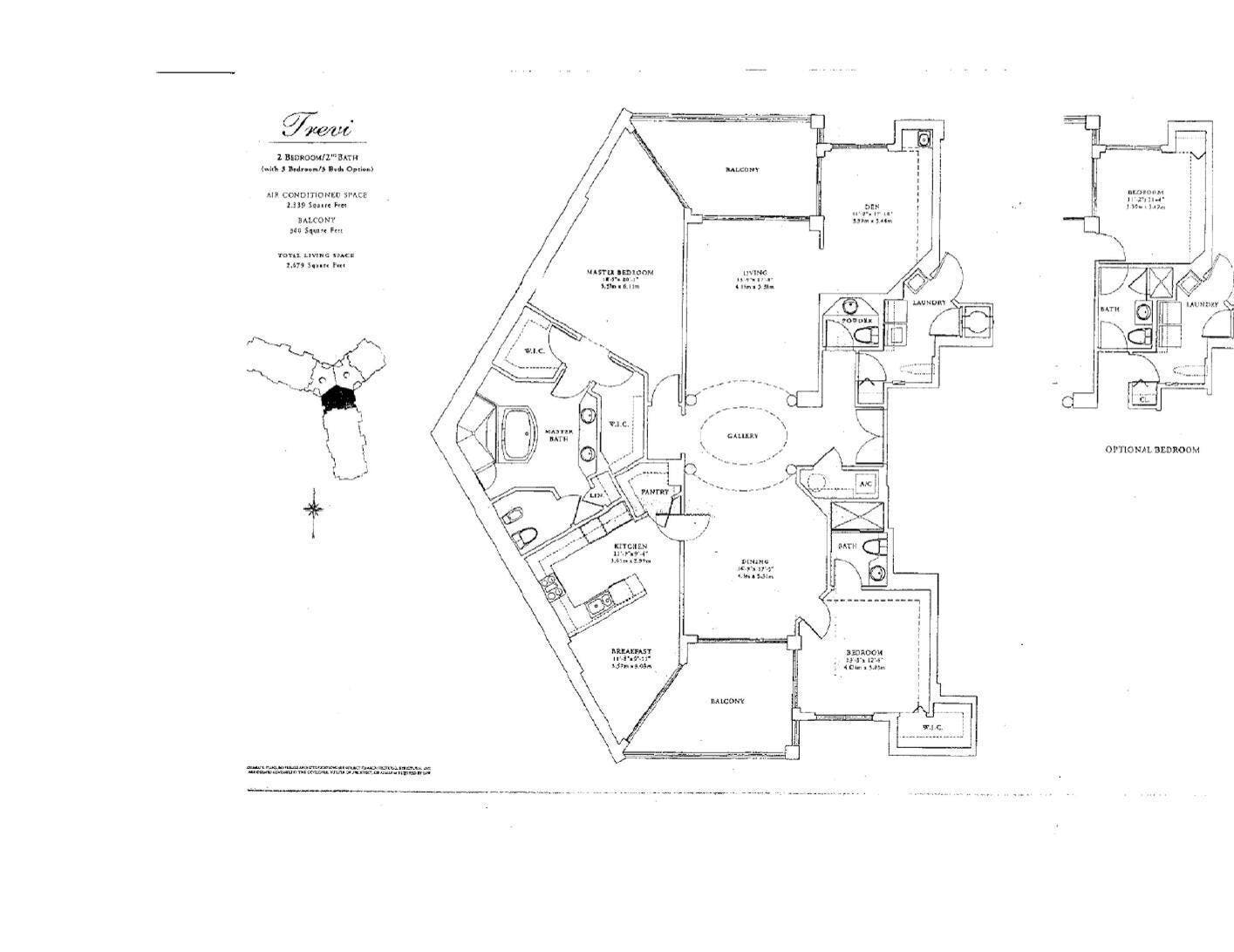 3700 S Ocean Boulevard, #705, Highland Beach, Highland Beach, FL 33487 Toscana North Trevi Model
