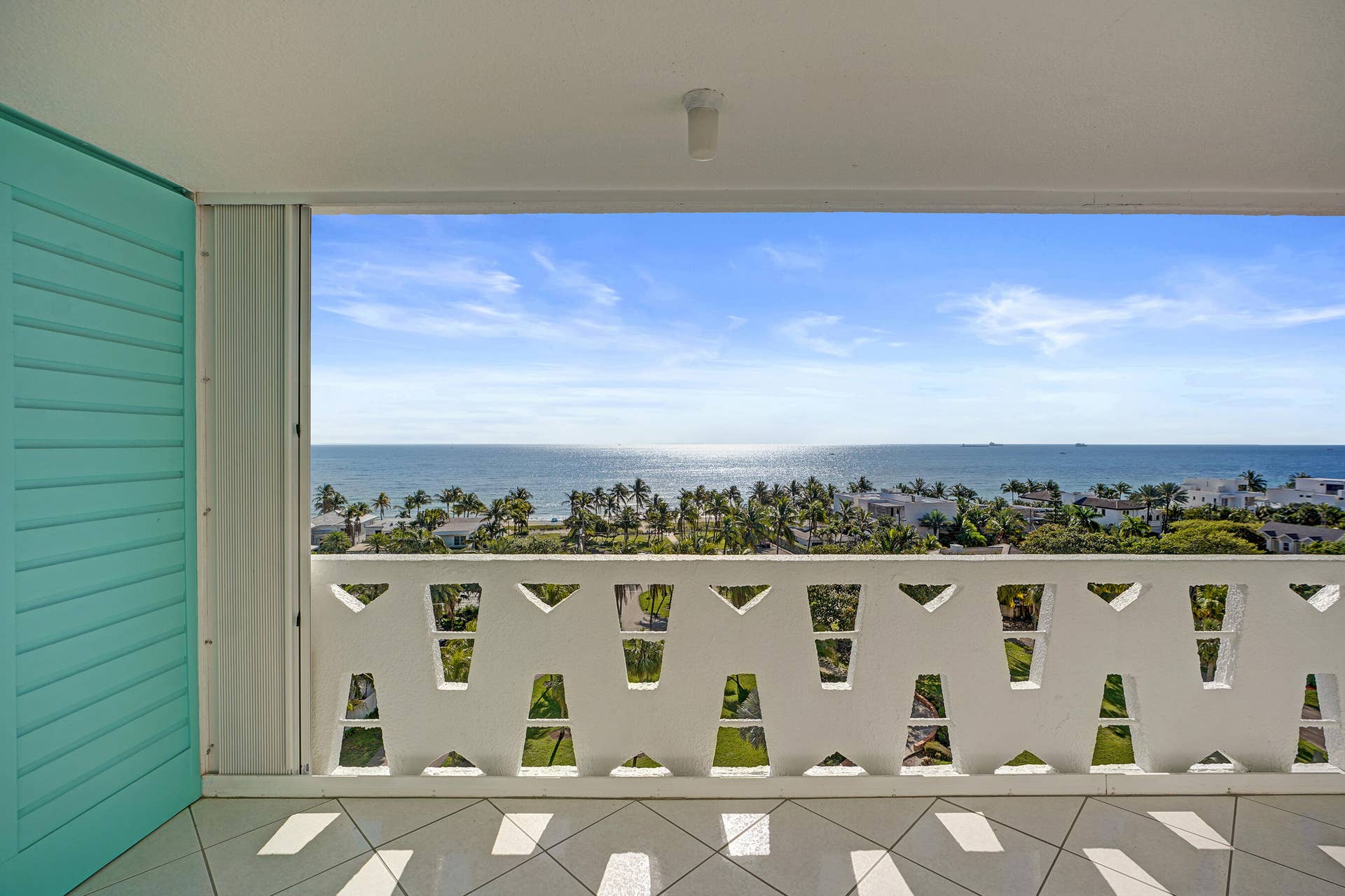 Balcony-View from living room