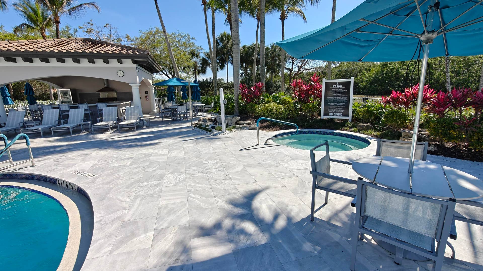 Clubhouse spa