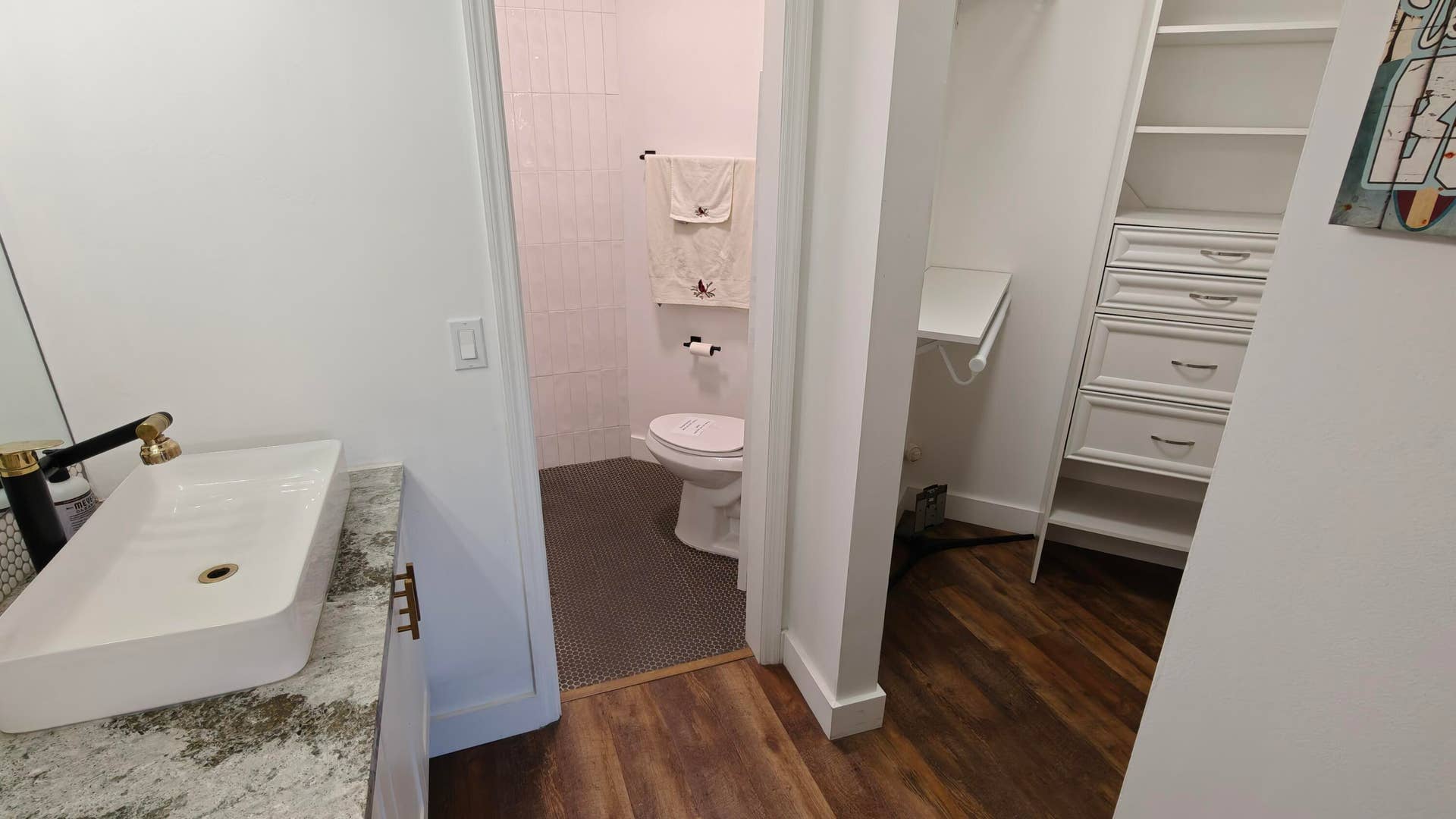 385 NW 36th Avenue, Deerfield Beach, FL 33442 Primary bedroom bathroom and walk-in closet