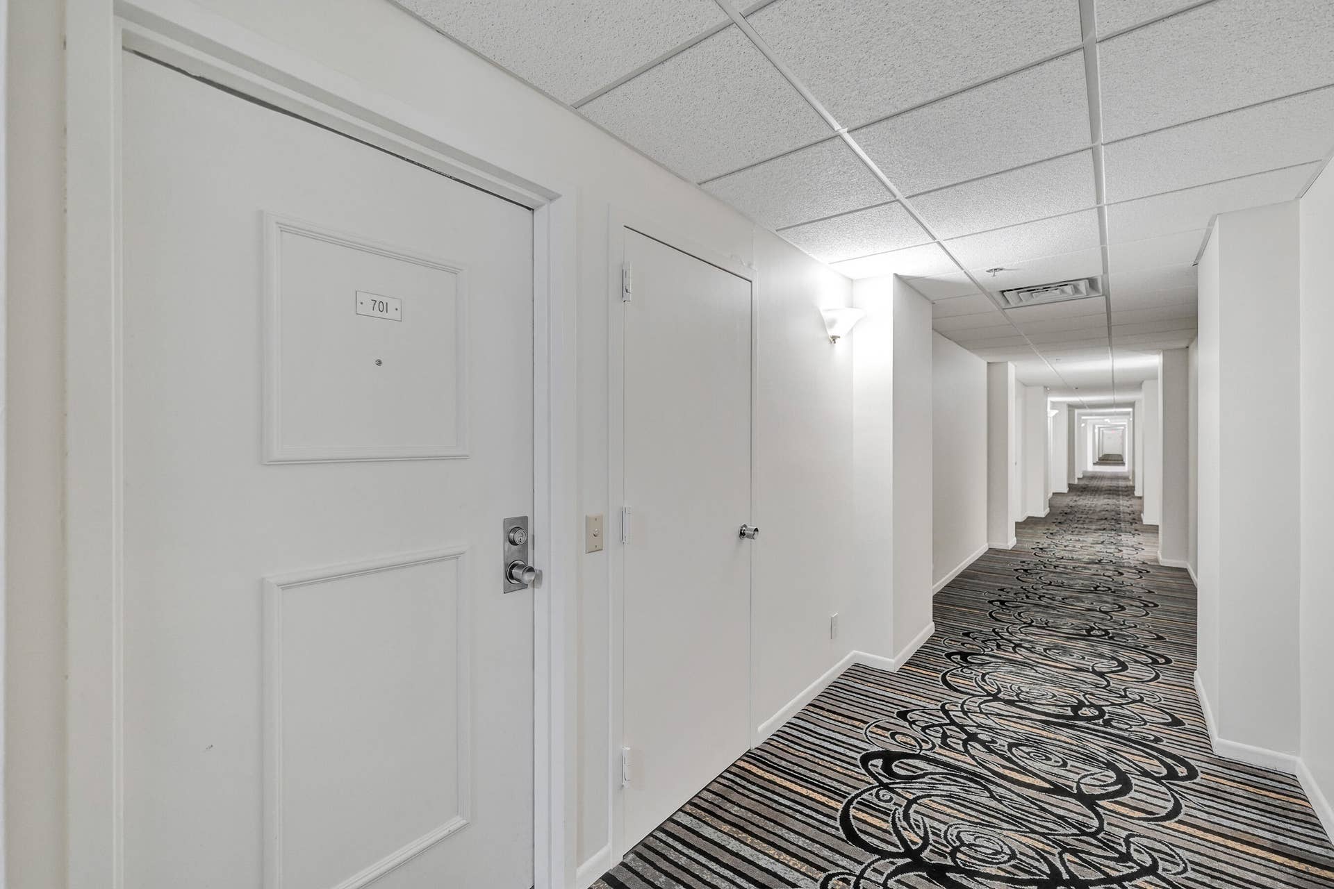 contemporary hallway