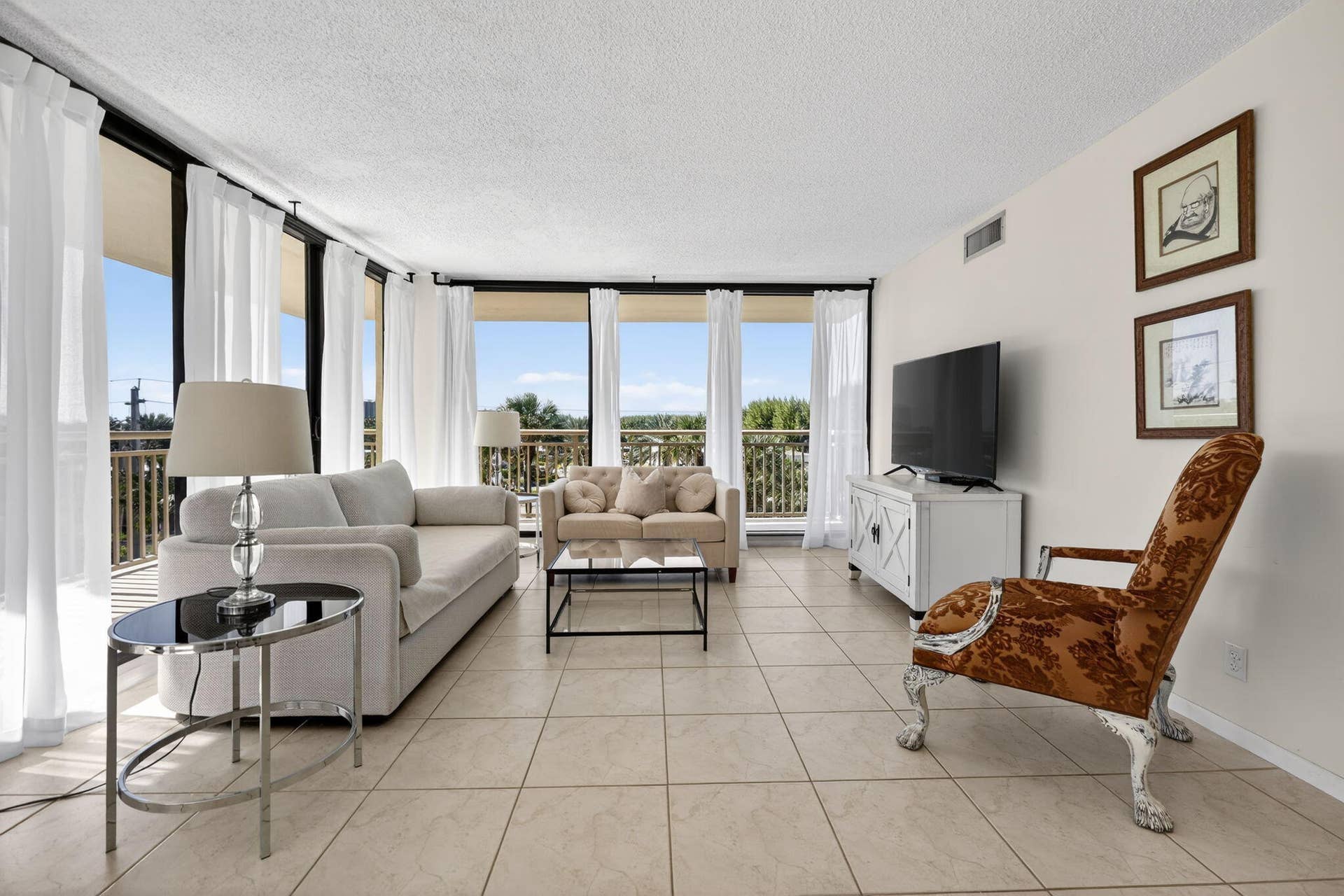 3400 N Ocean Drive, #408, Singer Island, Singer Island, FL 33404 Living Room