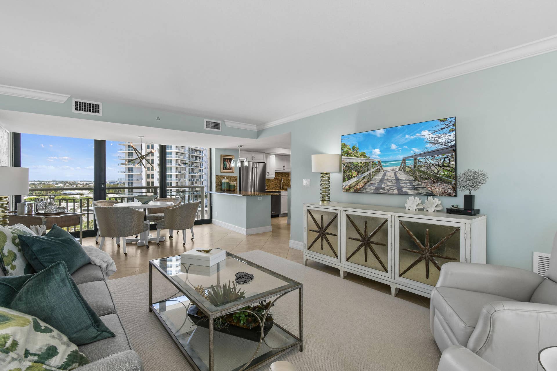 3000 N Ocean Drive, #9h, Singer Island, FL 33404 Open Plan Concept