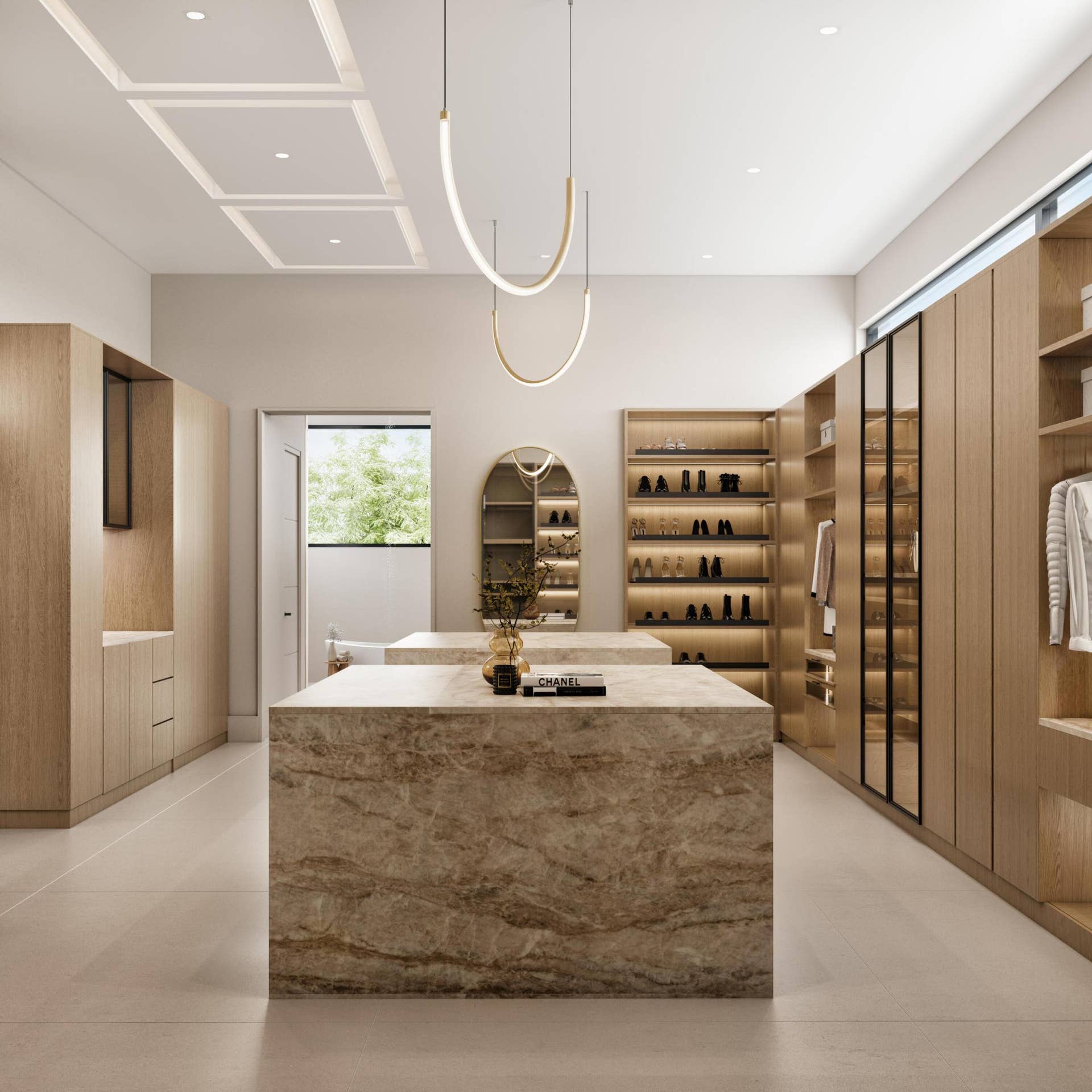 9900 WINDING RIDGE Lane, Davie, FL 33324 Primary Closet Rendering