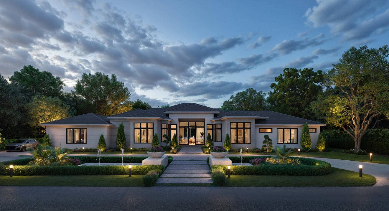 9900 Winding Rdg Lane, Davie, FL 33324 Front of Home - Rendering