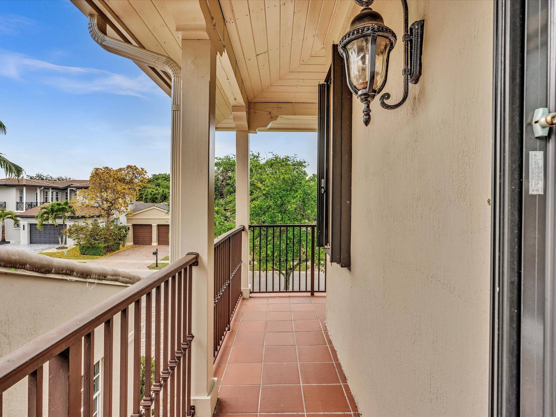 10982 NW 81st Manor, Parkland, FL 33076 Upstairs Balcony