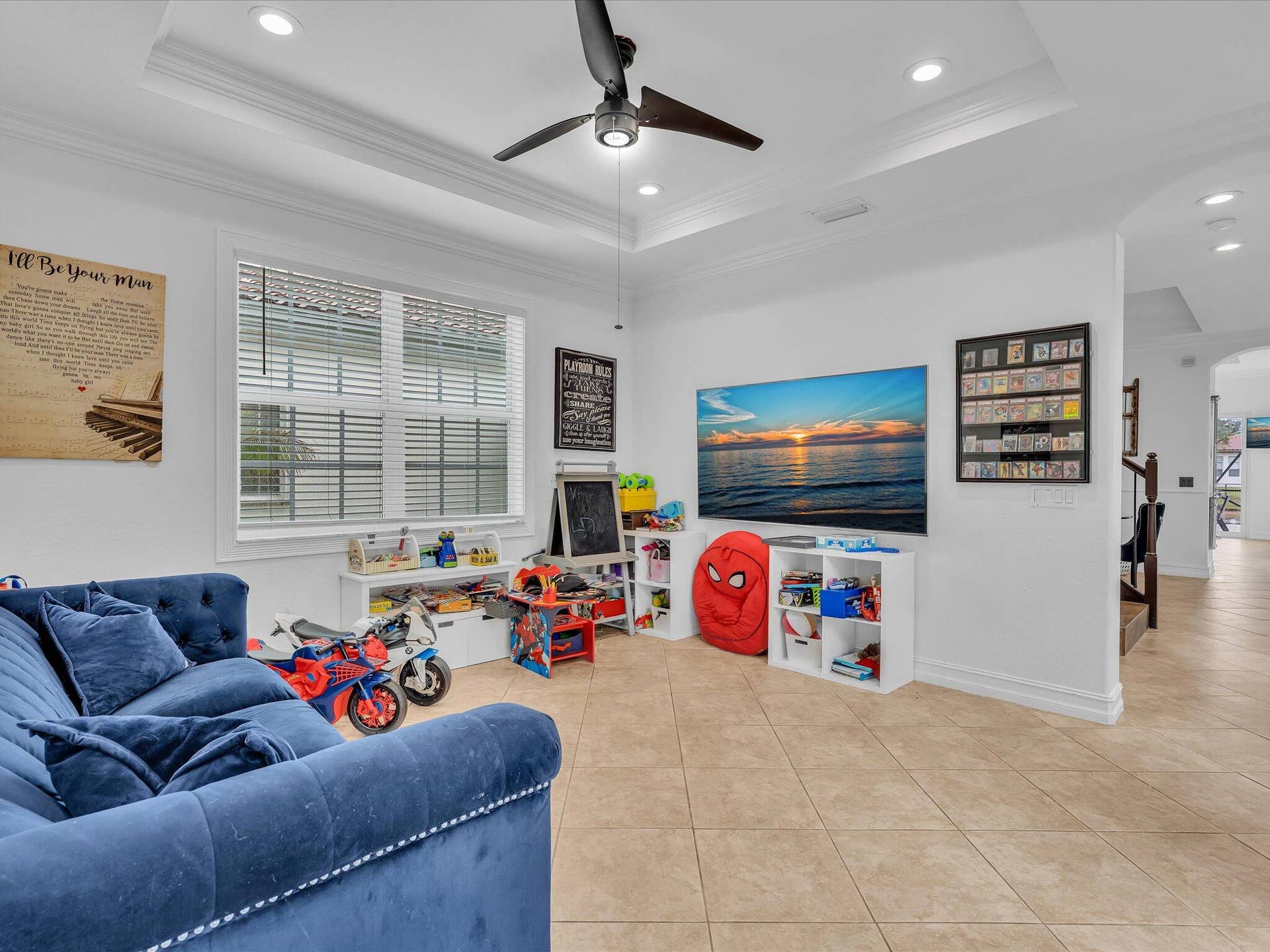 10982 NW 81st Manor, Parkland, FL 33076 Downstairs Playroom