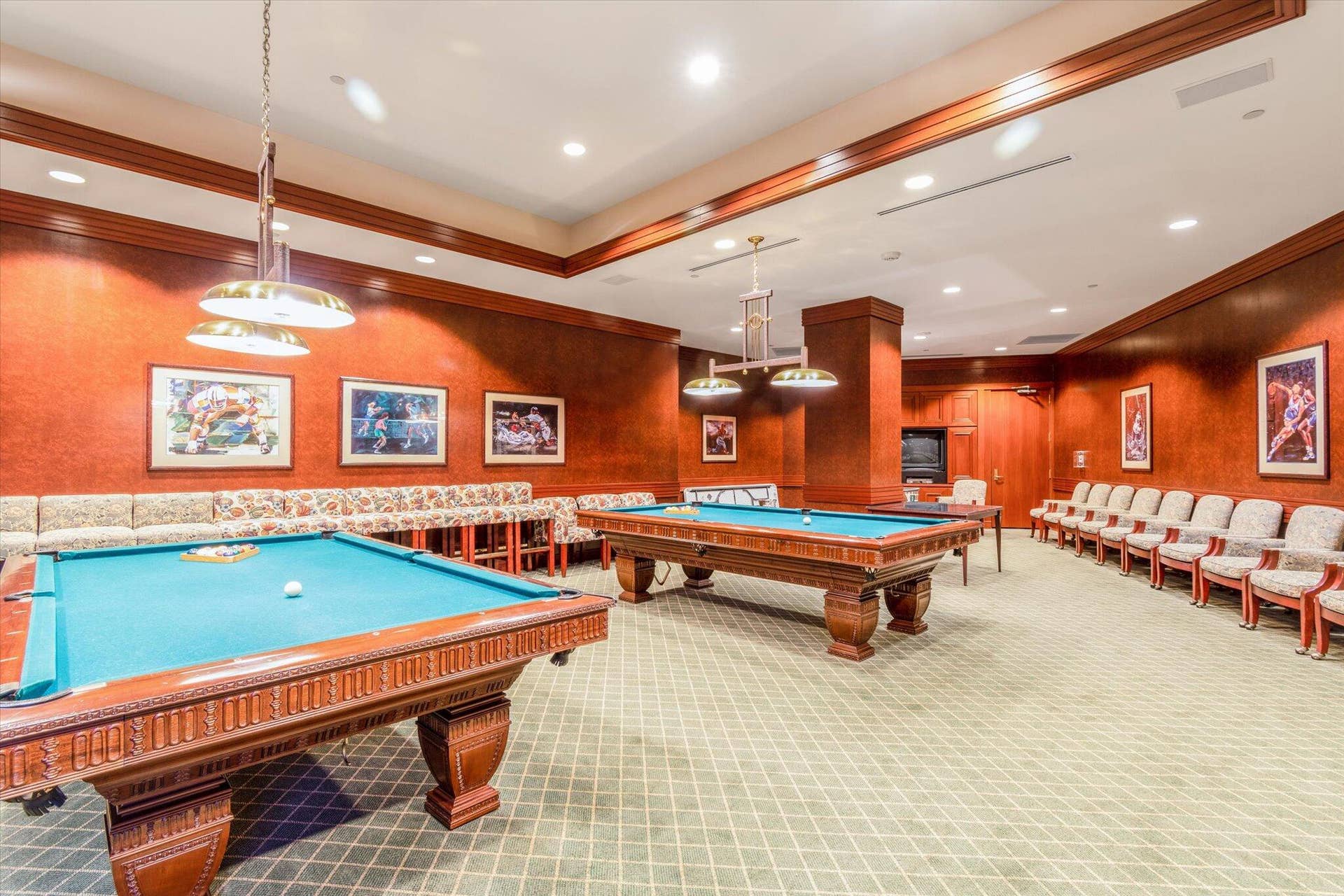 3100 N Ocean Boulevard, #1501, Fort Lauderdale, Fort Lauderdale, FL 33308 074-Billiard Room Building 1