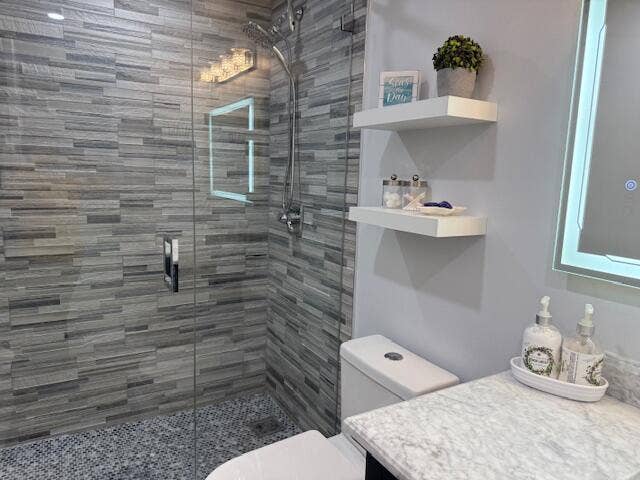 Shower Stall in Guest Bathroom