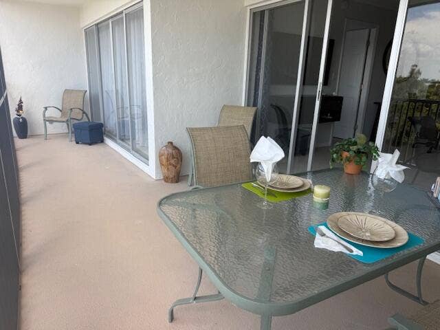 feel the breeze on the screened balcony