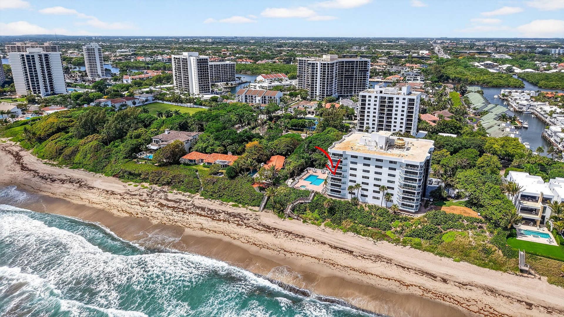 4605 S Ocean Boulevard, #5a, Highland Beach, FL 33487 20 Birds Eye View