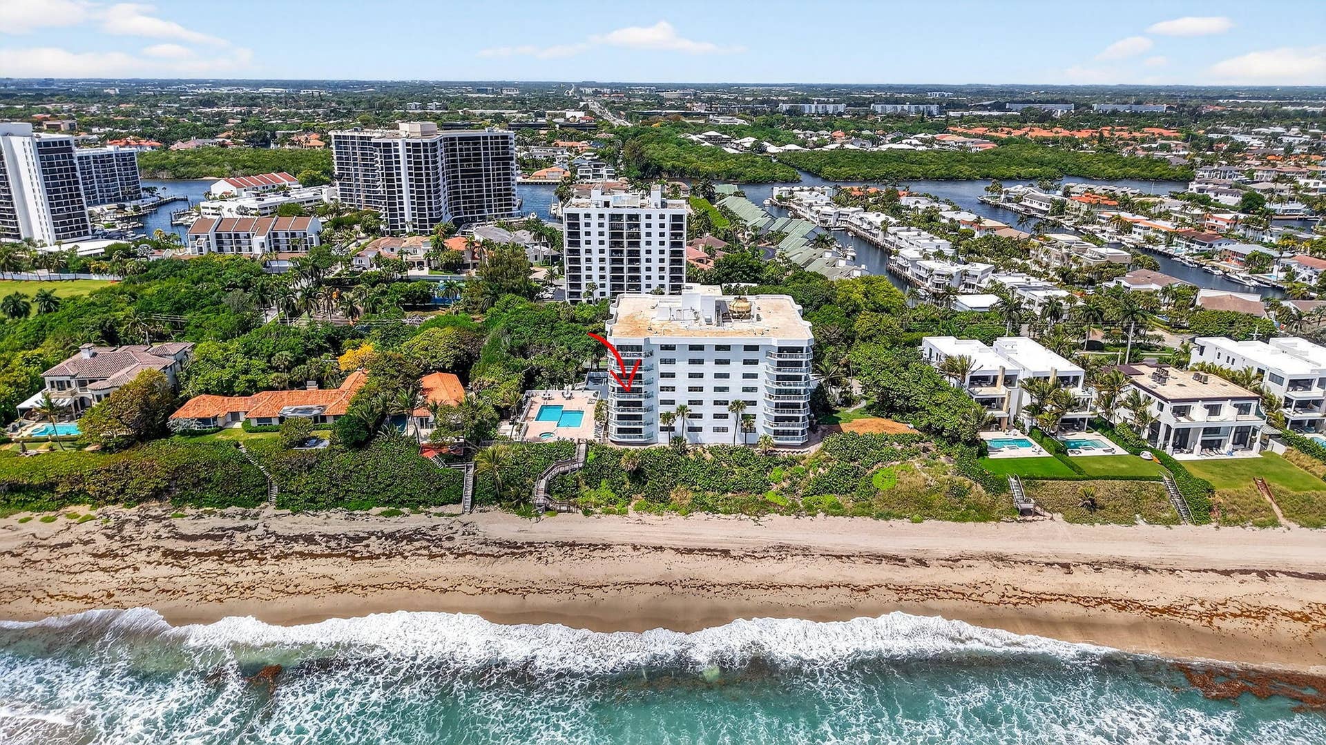 4605 S Ocean Boulevard, #5a, Highland Beach, FL 33487 19 Birds Eye View