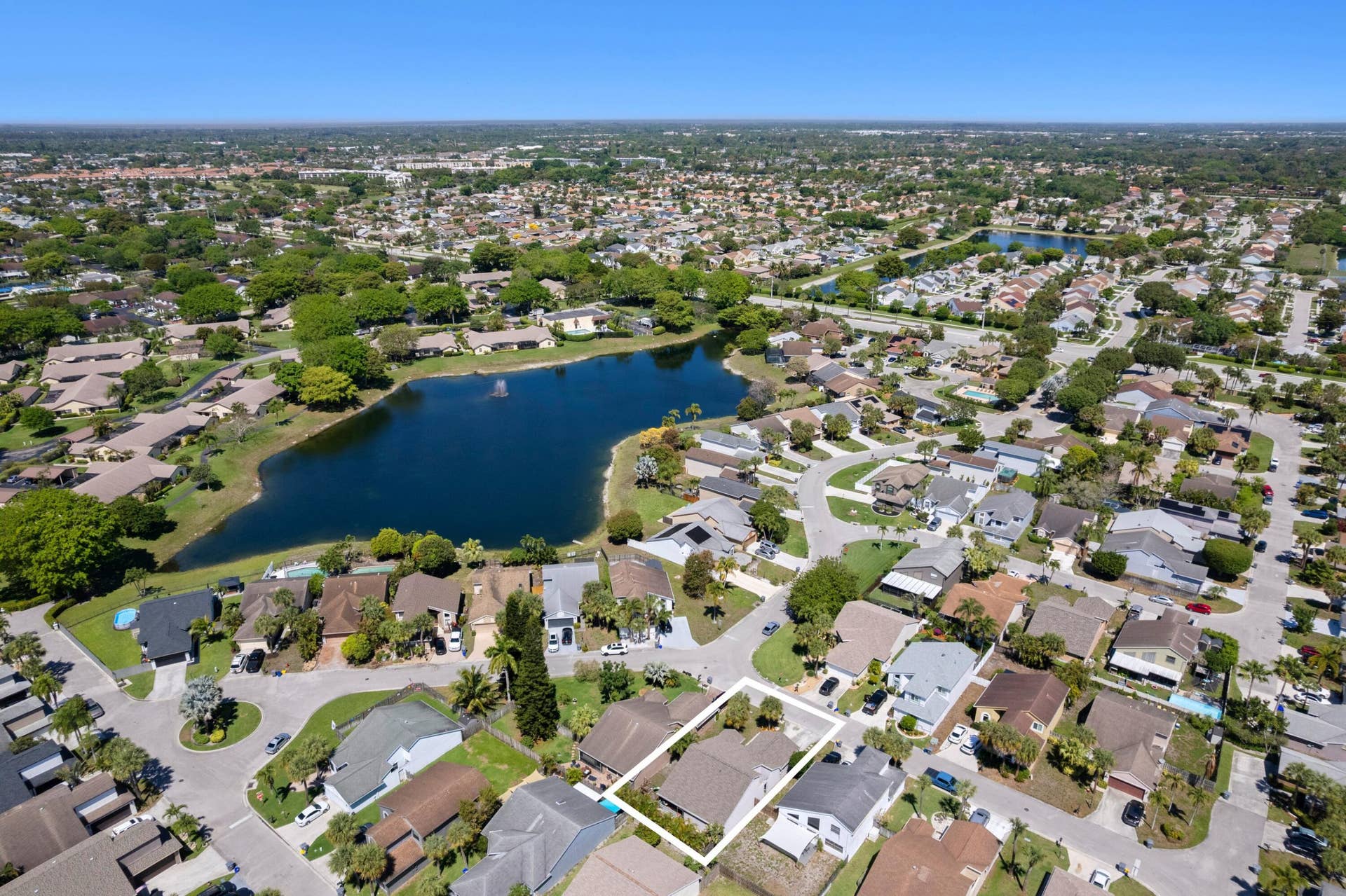 8584 Shawe Way, Boca Raton, FL 33433 Aerial Neighborhood View