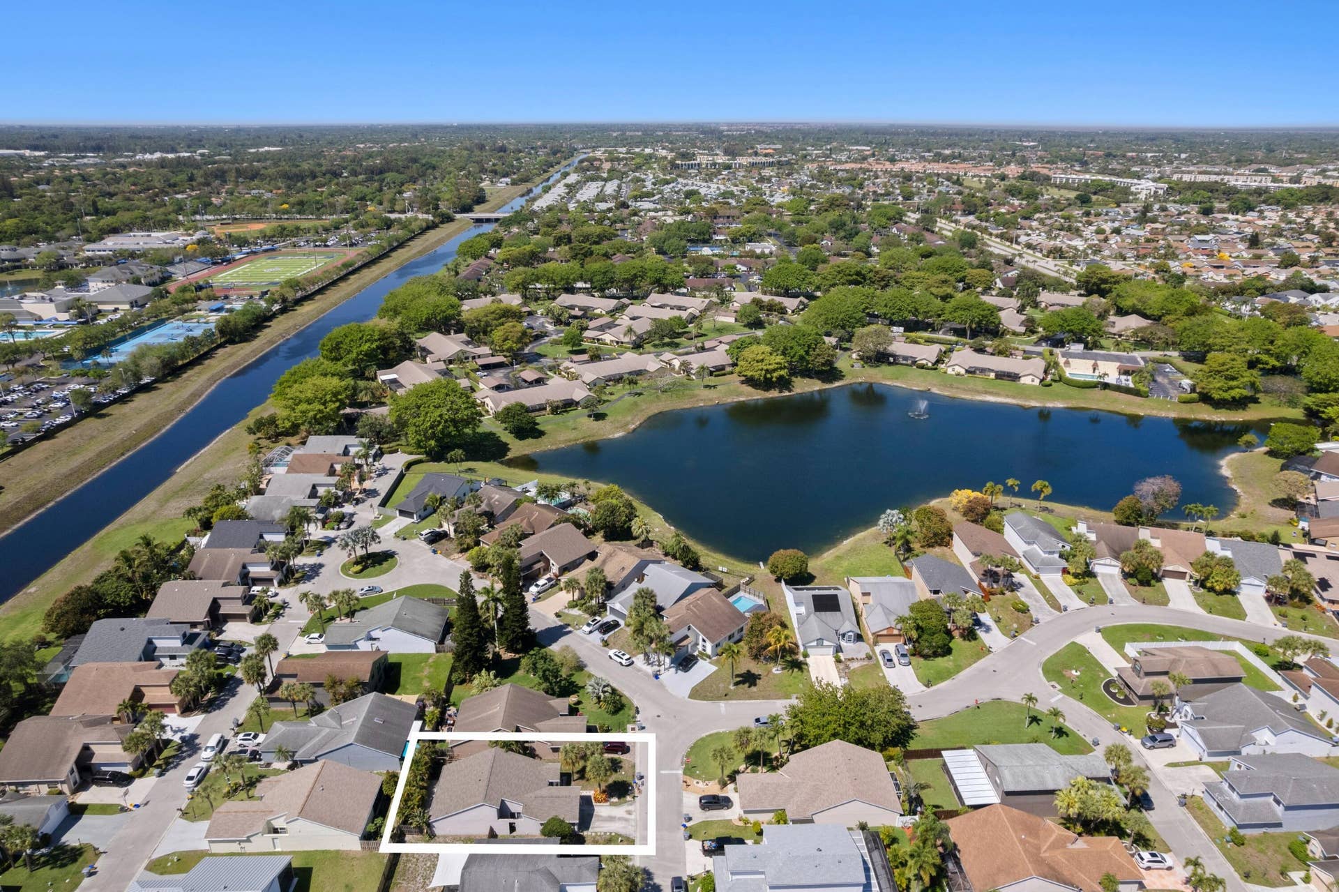 8584 Shawe Way, Boca Raton, FL 33433 Aerial Neighborhood View