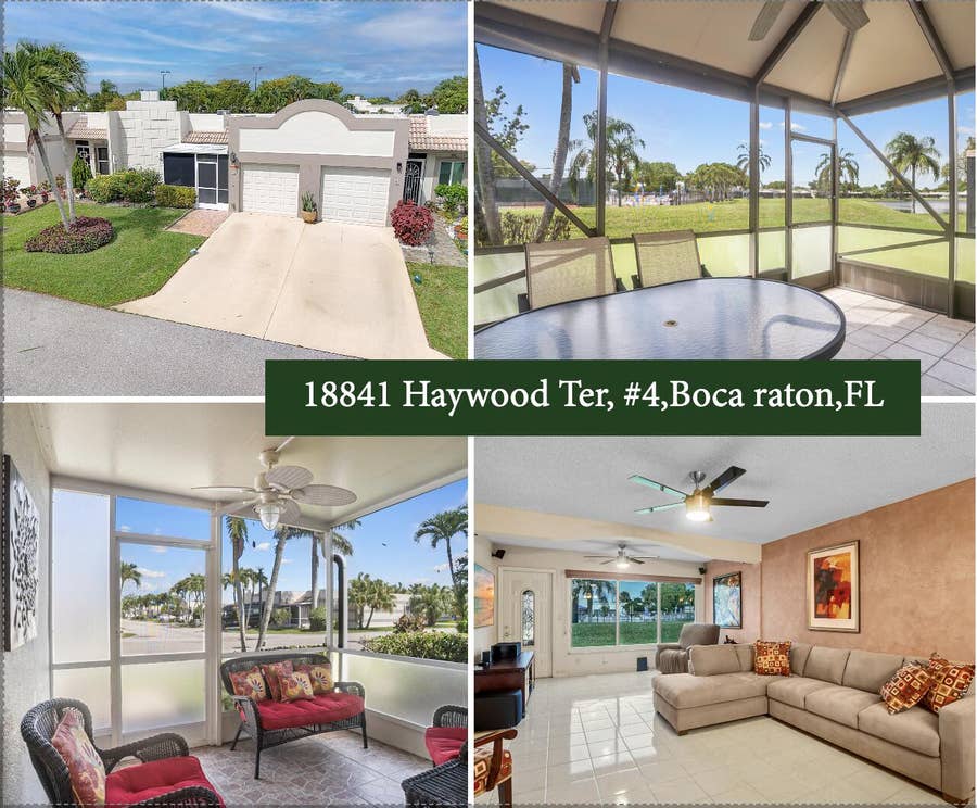 Property photo for 18841 Haywood Terrace, #4, Boca Raton, FL