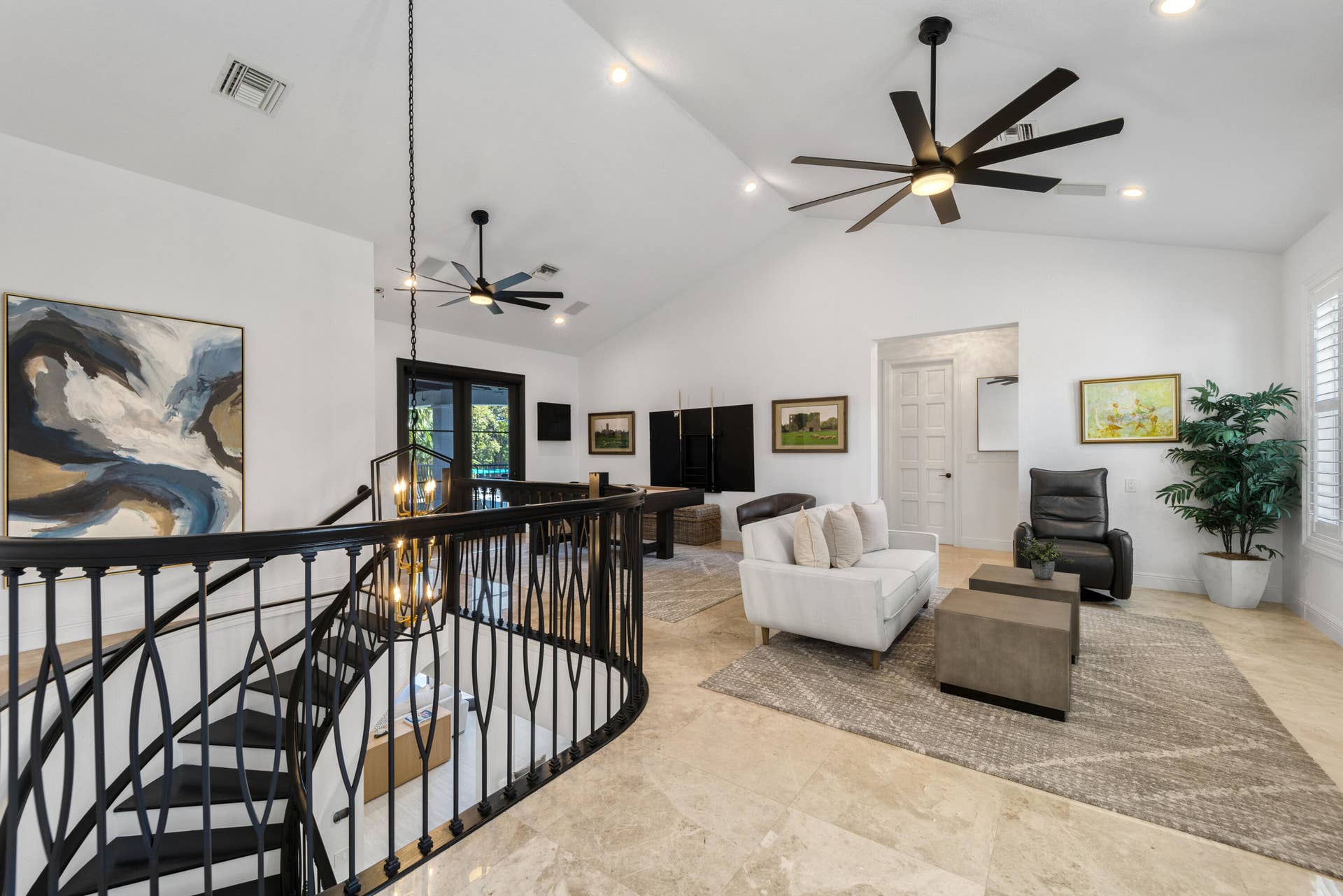 506 Victoria Terrace, Fort Lauderdale, FL 33301 Bonus Room/Game room w/ balconies and fireplace!