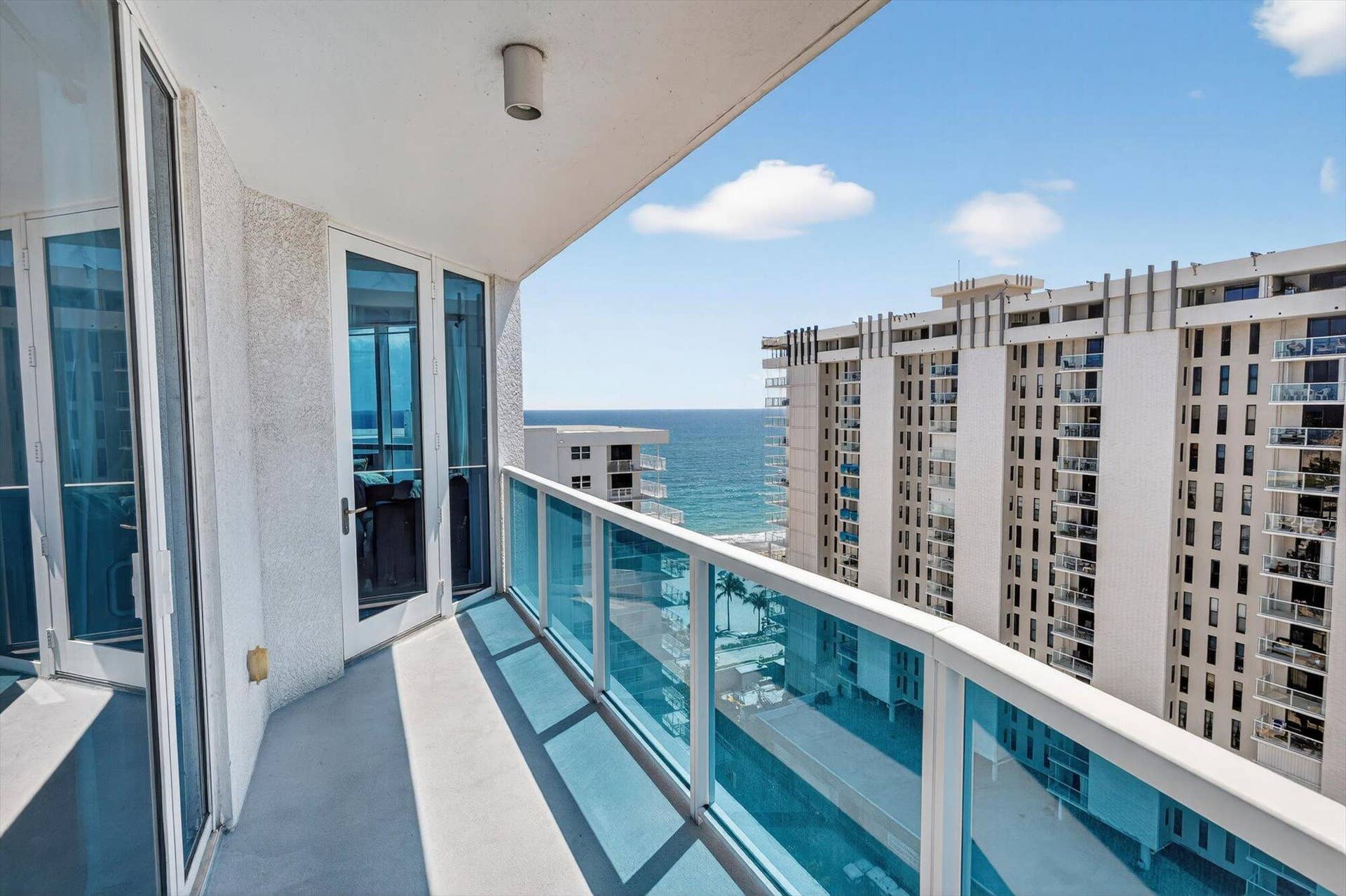 801 Briny Avenue, #1501, Pompano Beach, FL 33062 2nd Balcony off of second bedroom city views and some ocean