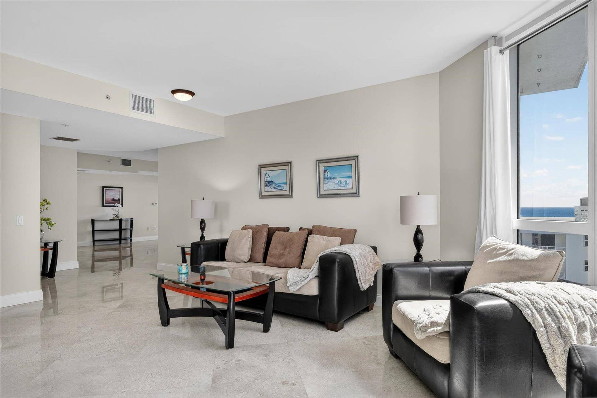 801 Briny Avenue, #1501, Pompano Beach, FL 33062 Expansive den offers a true second living area