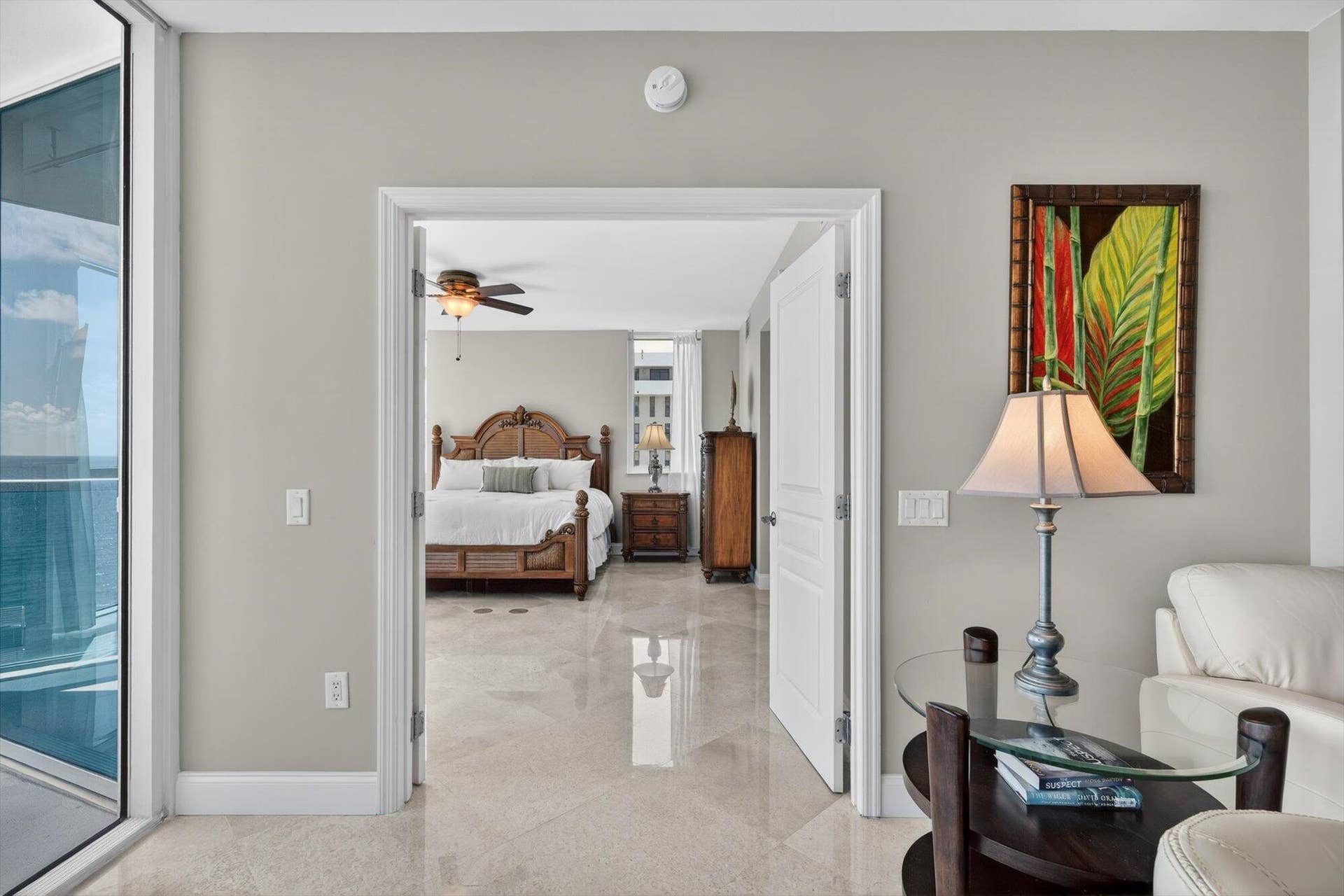 801 Briny Avenue, #1501, Pompano Beach, FL 33062 Primary Bedroom off of living room