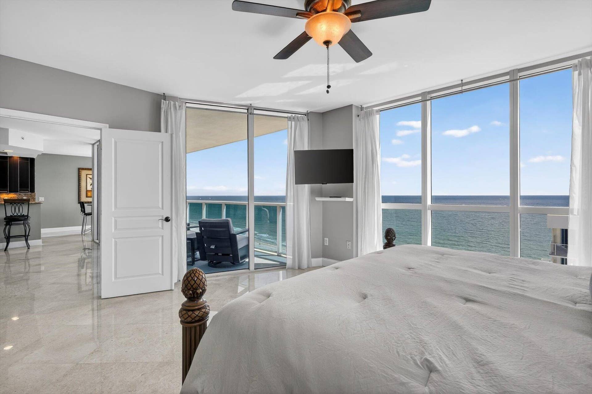 801 Briny Avenue, #1501, Pompano Beach, FL 33062 Fabulous Ocean view from your primary bedroom suite