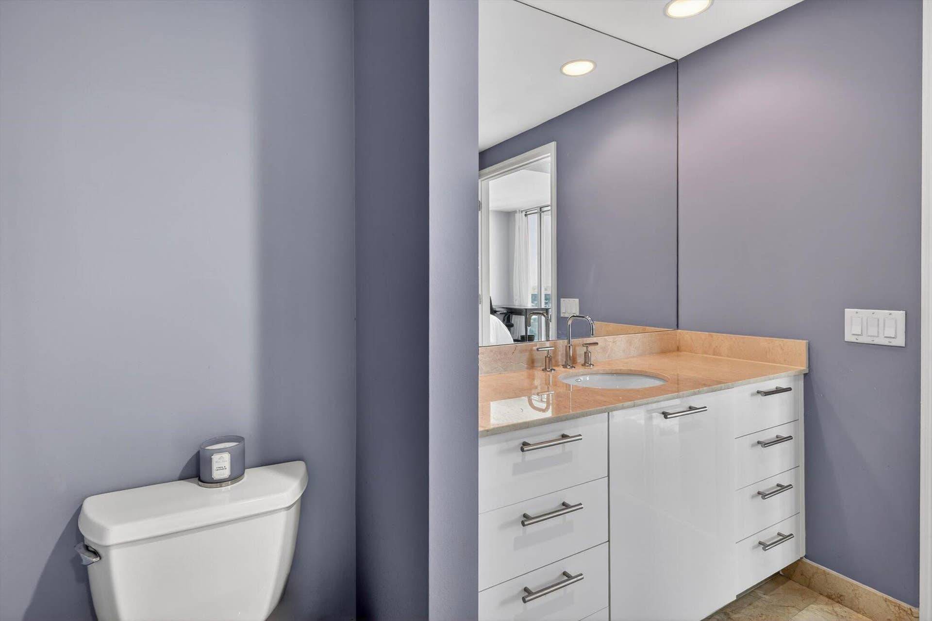801 Briny Avenue, #1501, Pompano Beach, FL 33062 Second bedroom full bathroom suite off of second Living area
