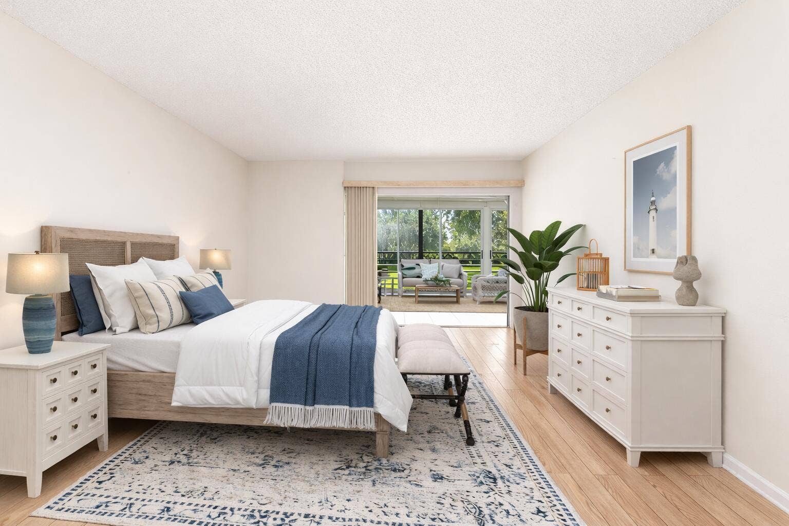 9220 SW 14th Street, #3-208, Boca Raton, FL 33428 Primary Bedroom Virtually Staged