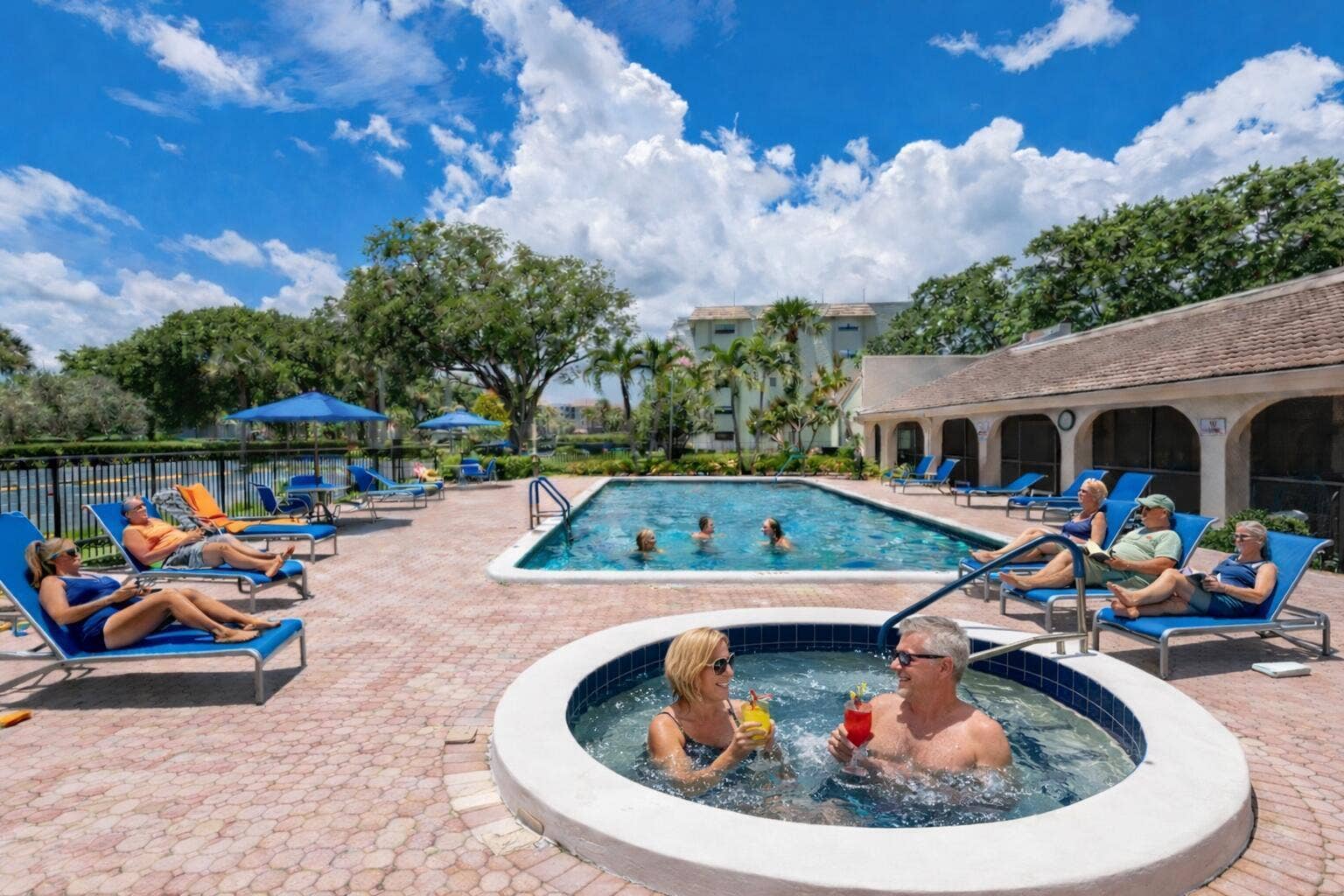 9220 SW 14th Street, #3-208, Boca Raton, FL 33428 pool/spa