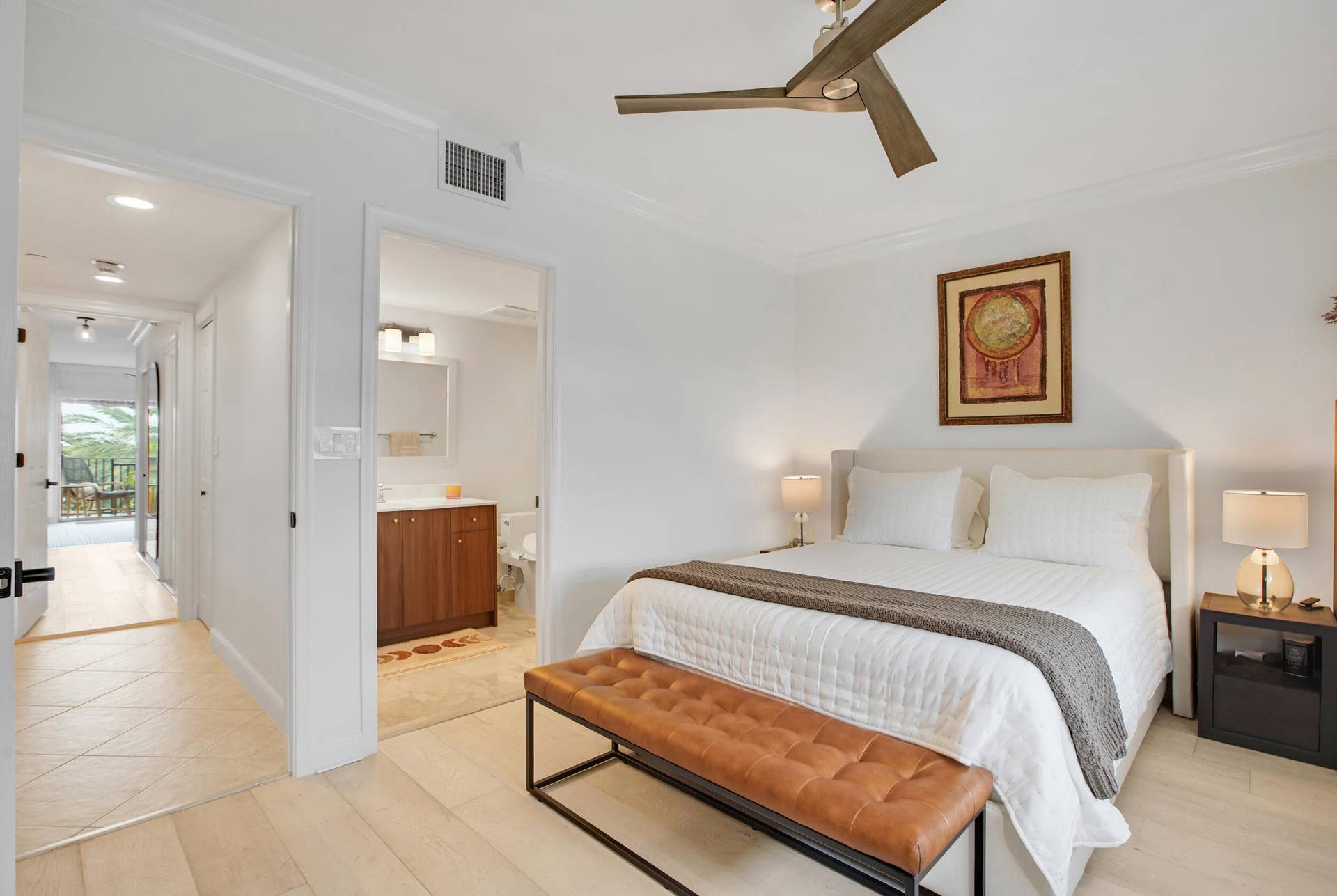 down the hall is the Second Bedroom