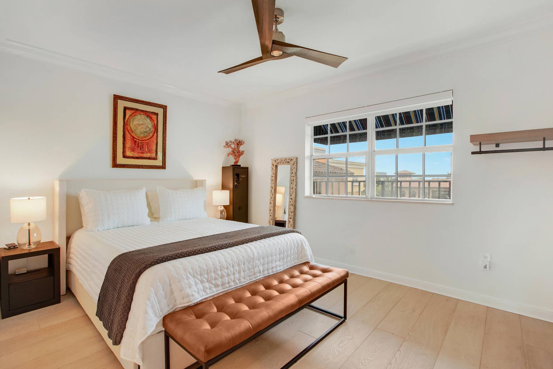 with new hardwood flooring, expanded closets, and electric blinds