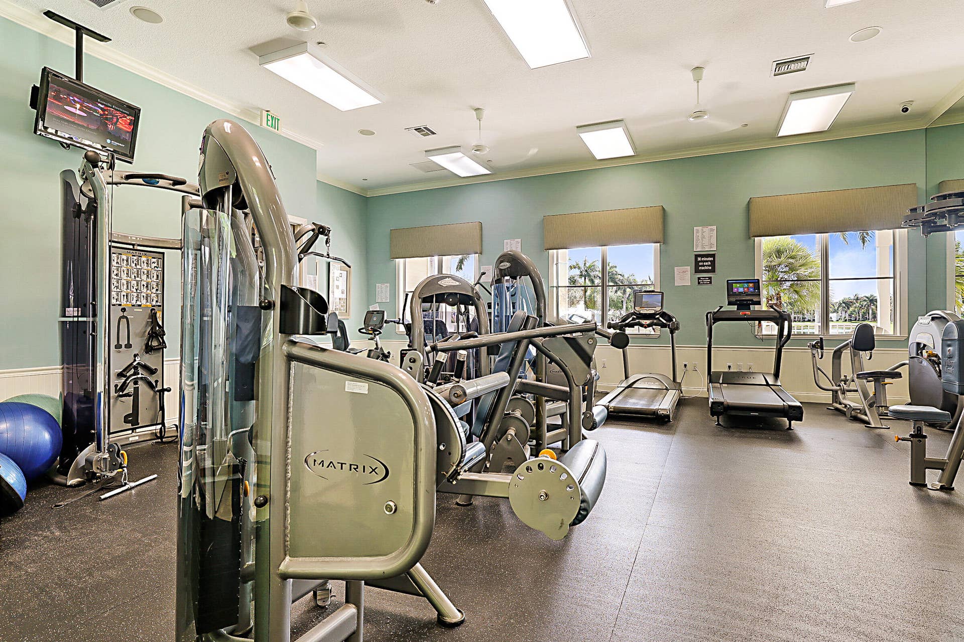 3414 W Mallory Boulevard, Jupiter, FL 33458 Exercise room in the amenity center.